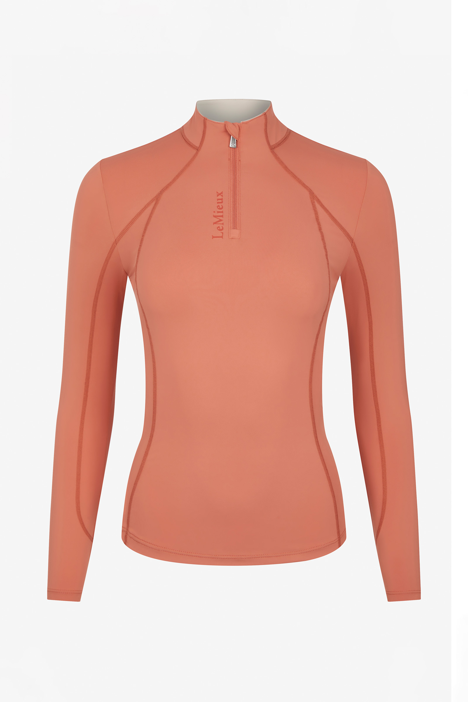 Apricot LeMieux Base Layer Zip