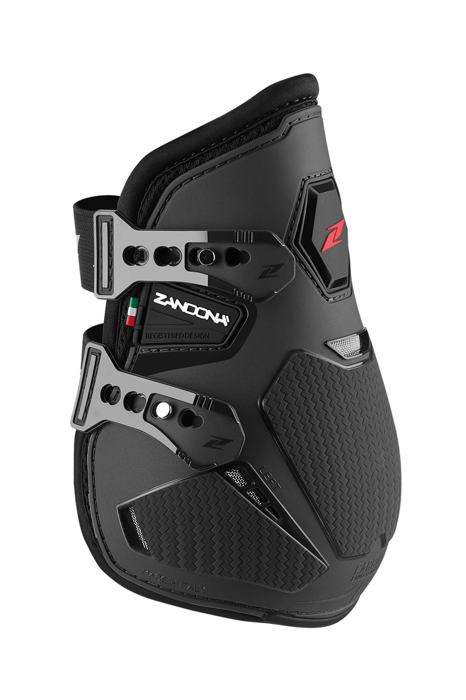 Black Zandona Carbon PROfessional Kodeledsbeskyttere