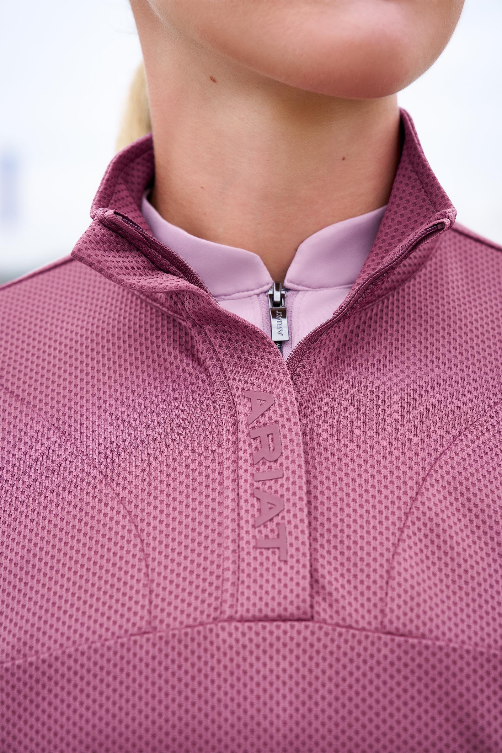 Ariat Breathe dame sweatshirt med 1/2 lynlås