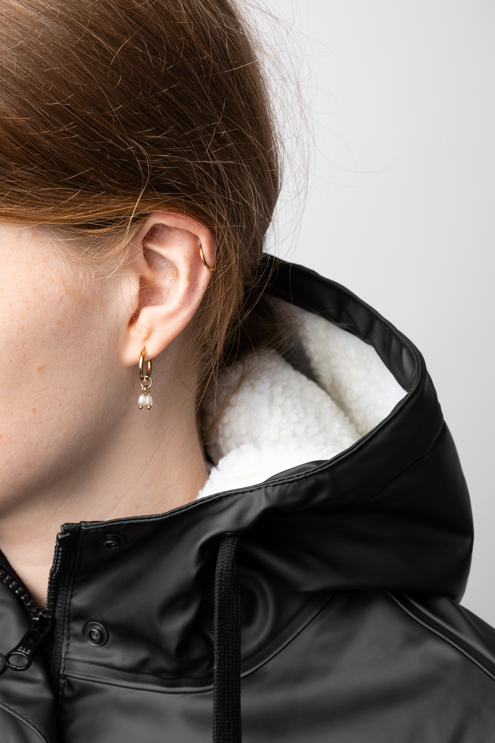 Horze Billie PU-Regnjakke med fleece, damer