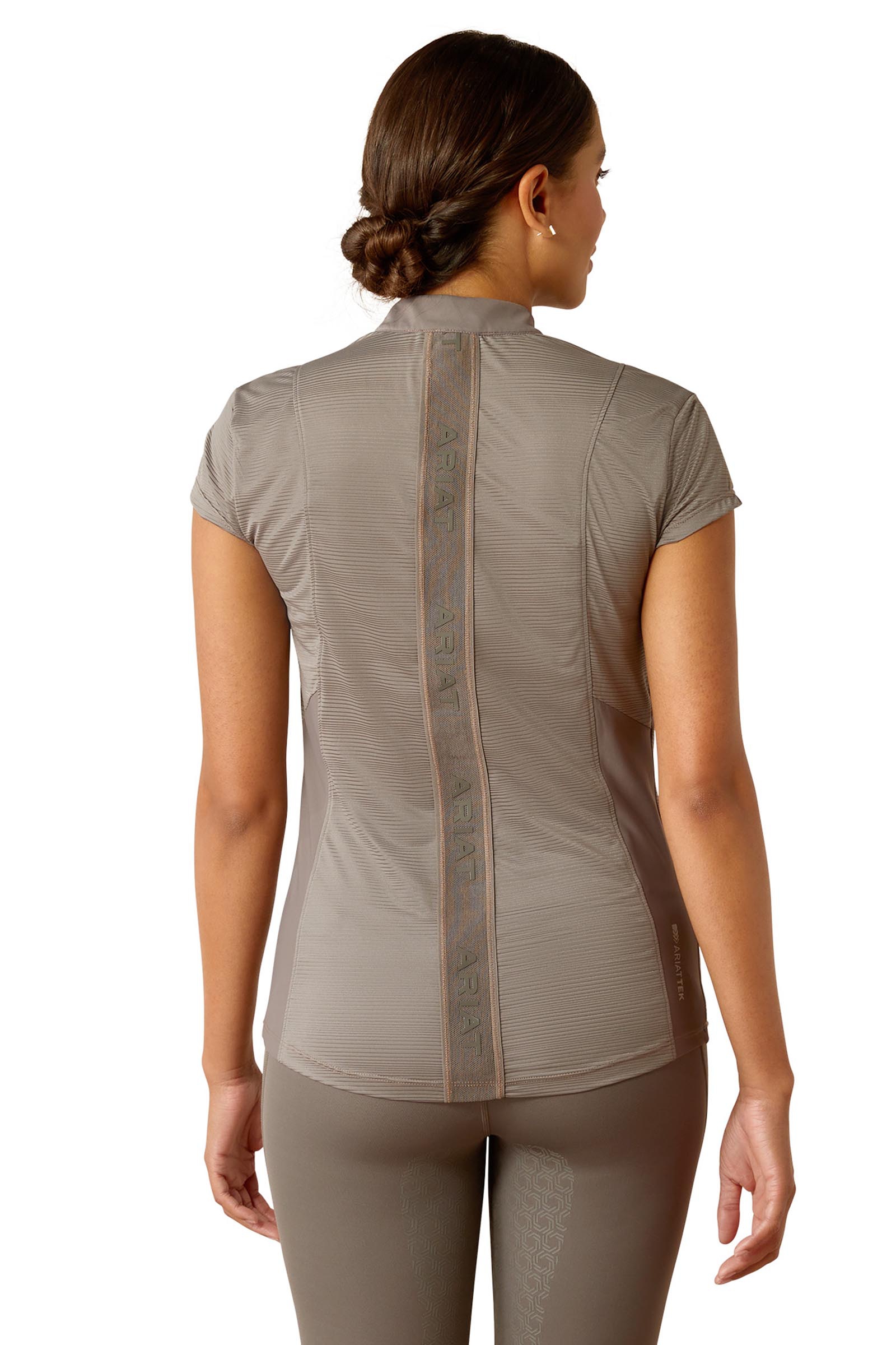 Ariat Breathe dame-baselayer med 1/2 lynl&aring;s