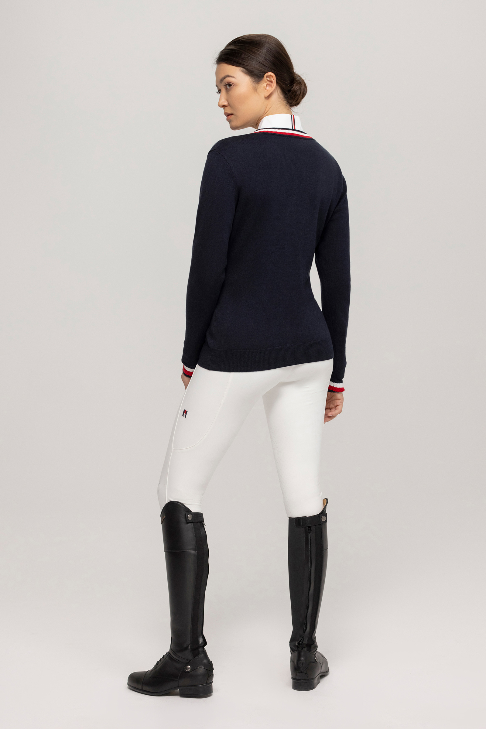 Tommy Hilfiger Equestrian Indiana dame V-hals sweater