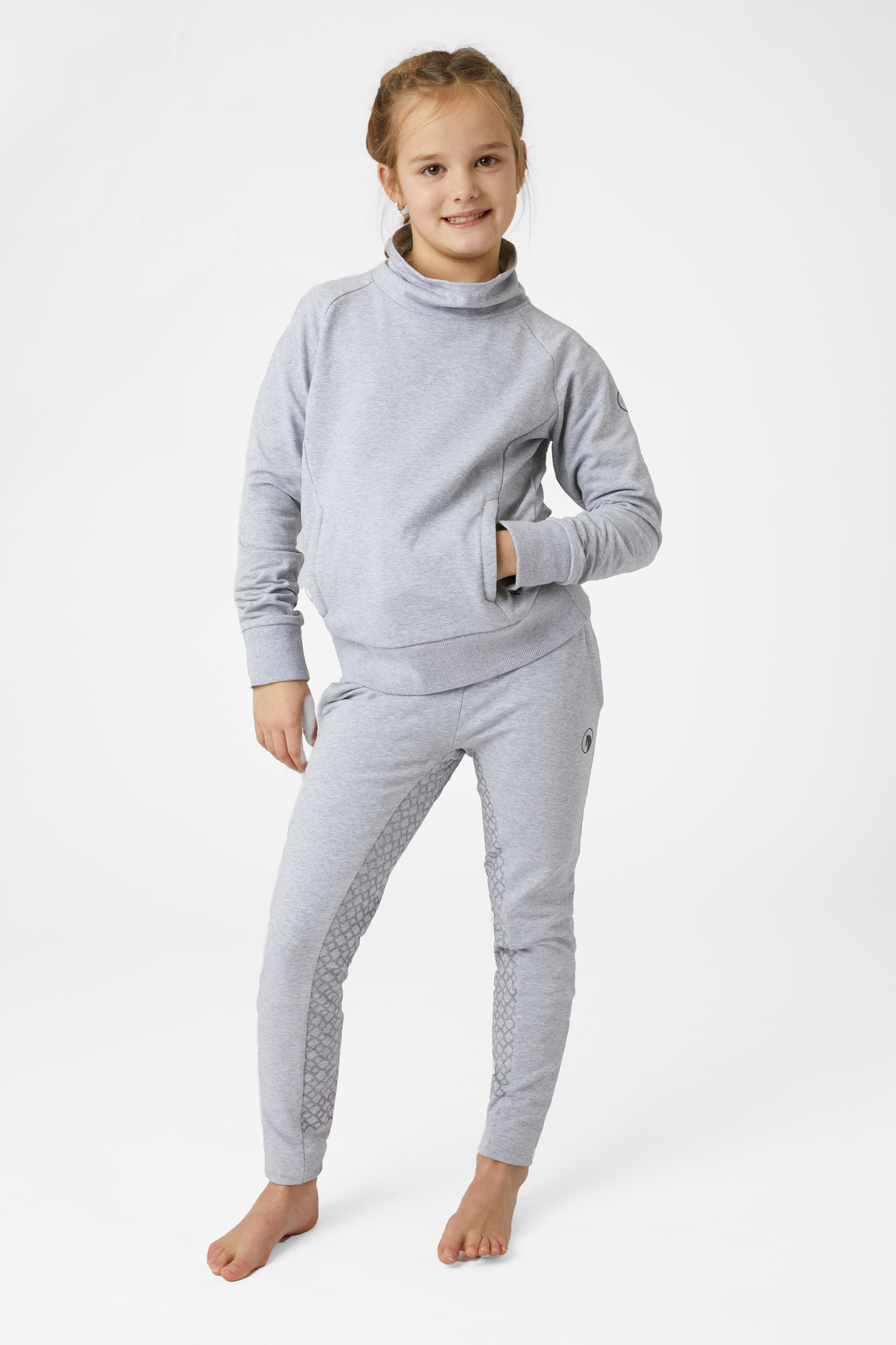 Horze Emmie økologisk bomuldssweatshirt, børnemodel