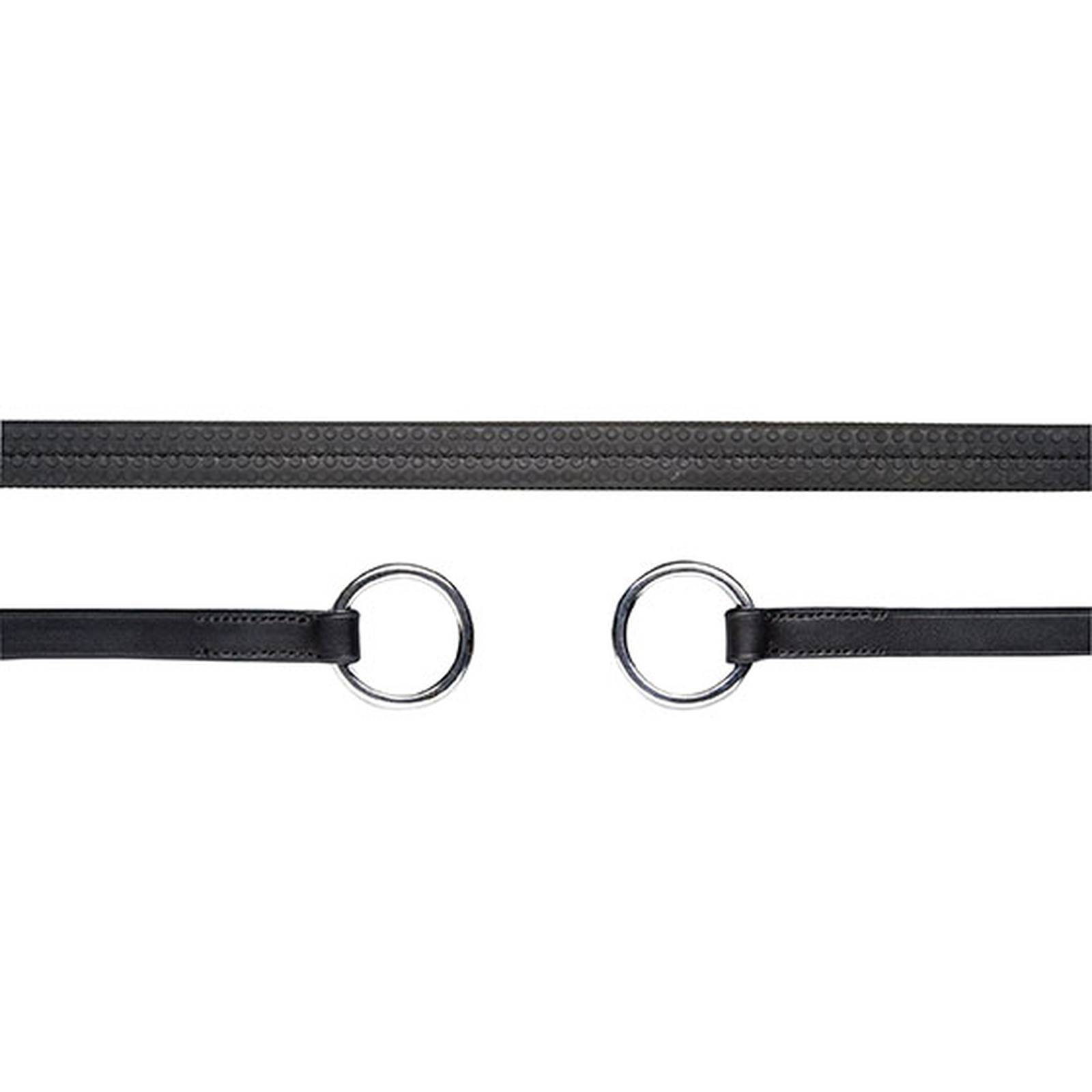 Schockemöhle Sports gummitøjler med ring, tøjler basic