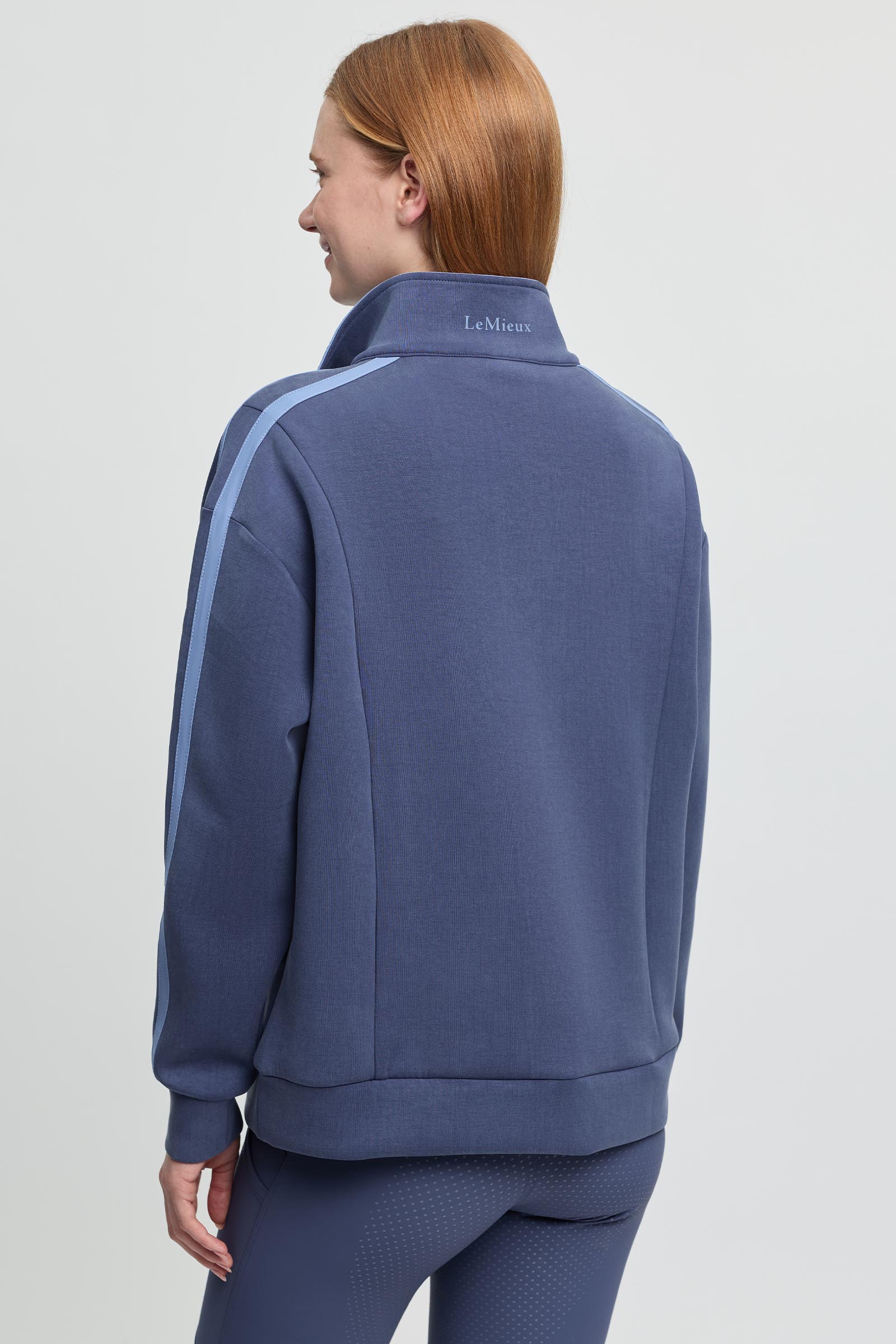 LeMieux Connie dame sweatshirt med halv lynl&aring;s