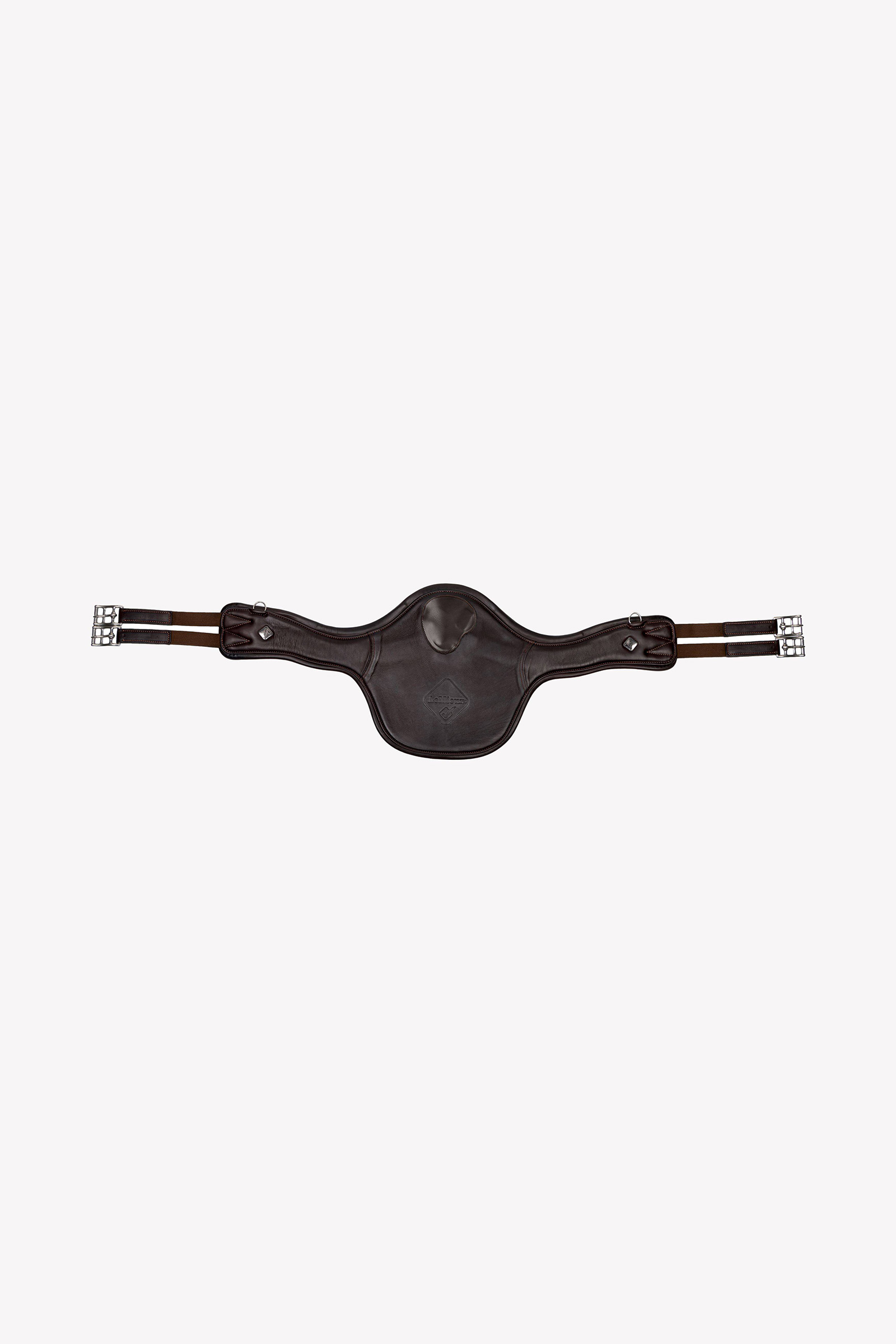 Brown LeMieux Gel-Tek Anatomic Lang Pladegjord med Magnet