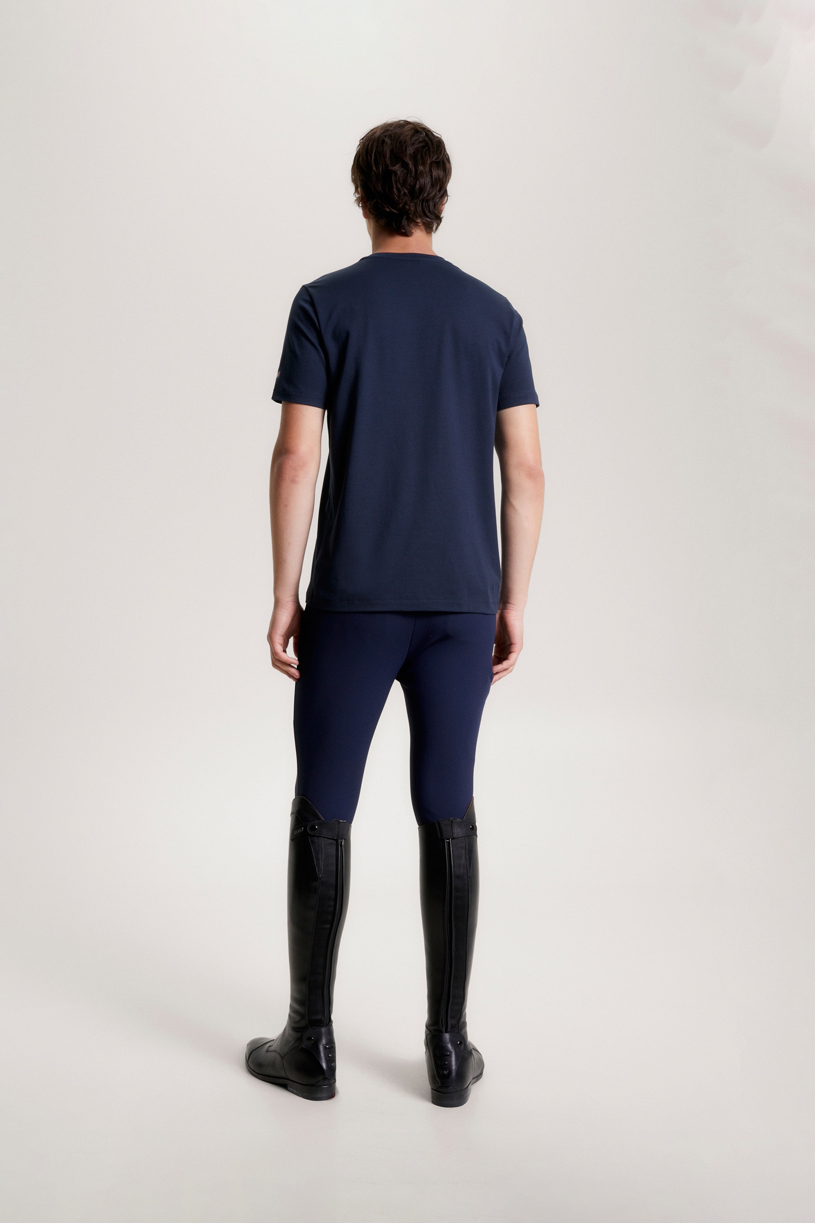 Tommy Hilfiger Equestrian Williamsburg T-shirt med grafiskt print og korte ærmer