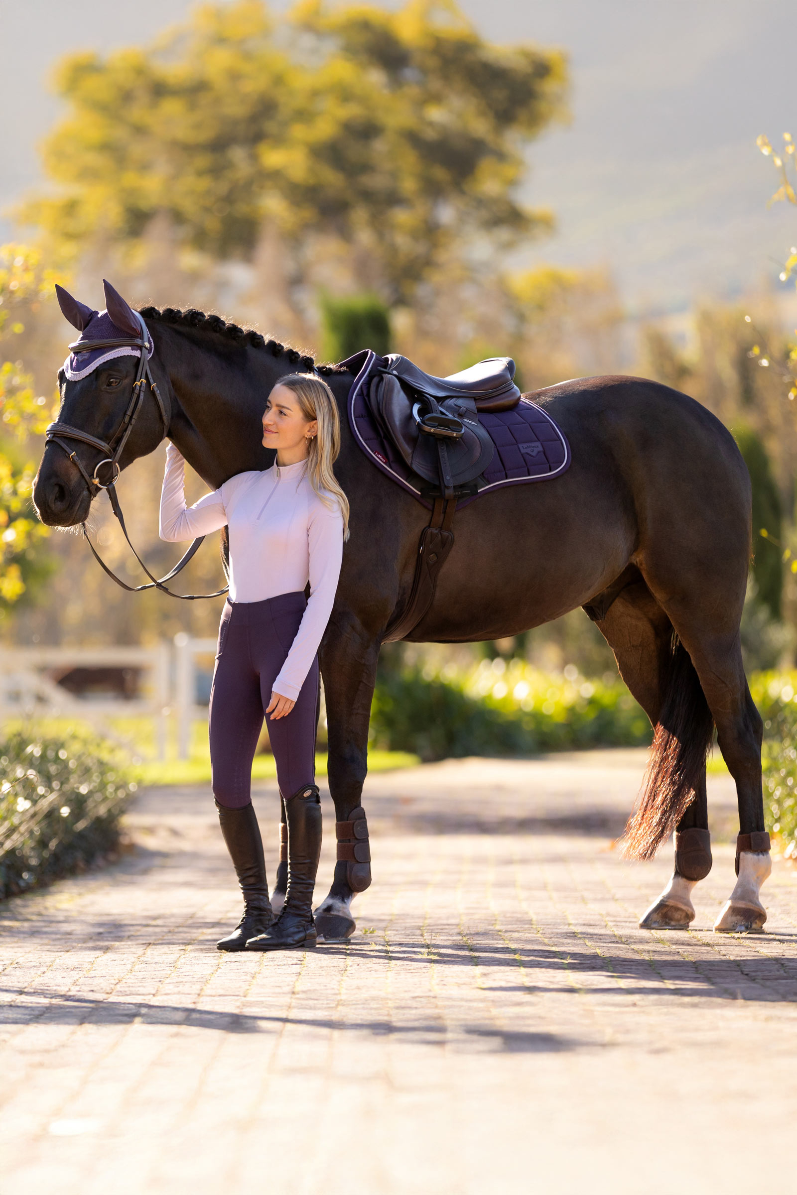 LeMieux Loire Square CC Sadelunderlag til springning