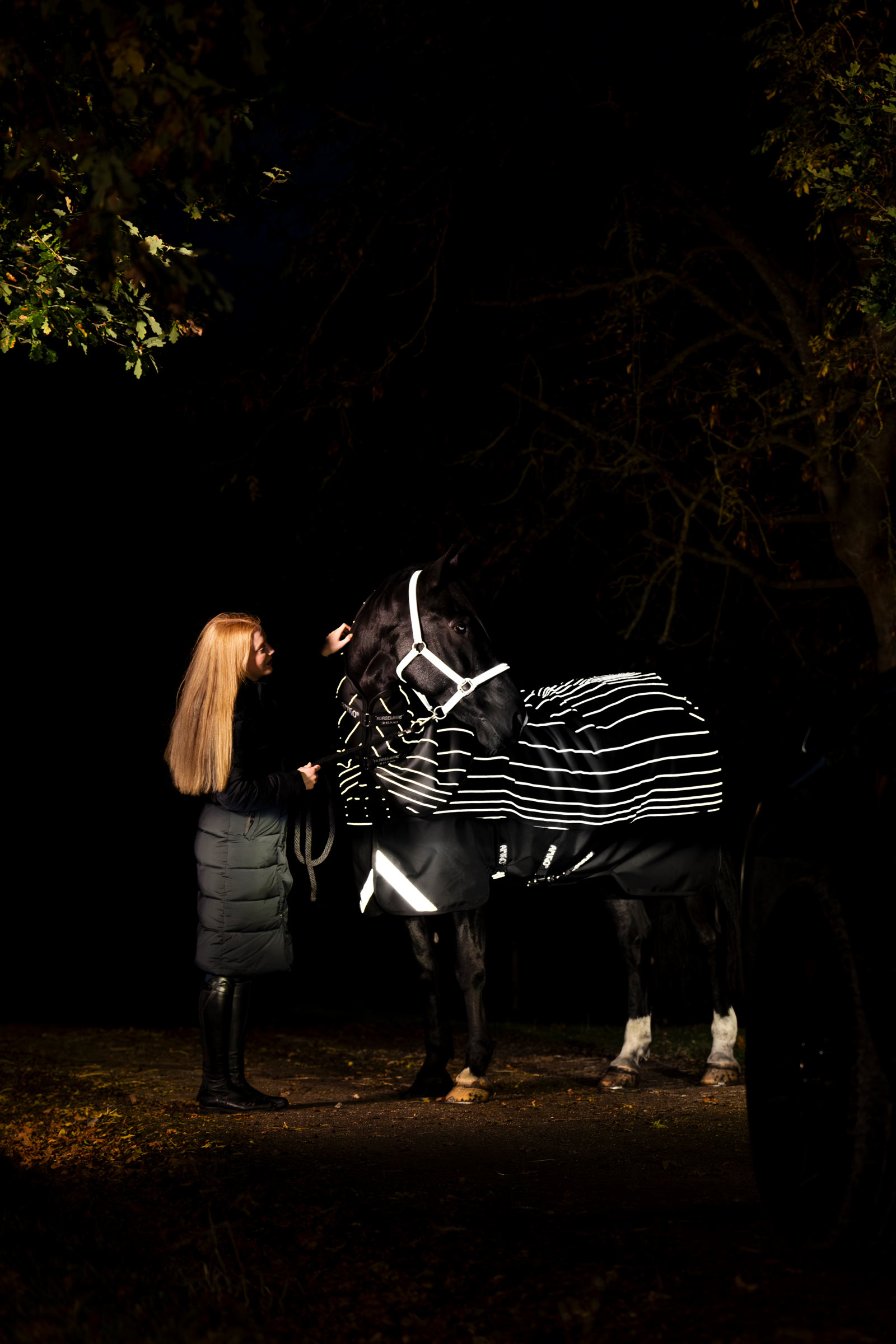 Horseware Amigo 1200D FieldSafe Reflectech Plus uded&aelig;kken, 250 g