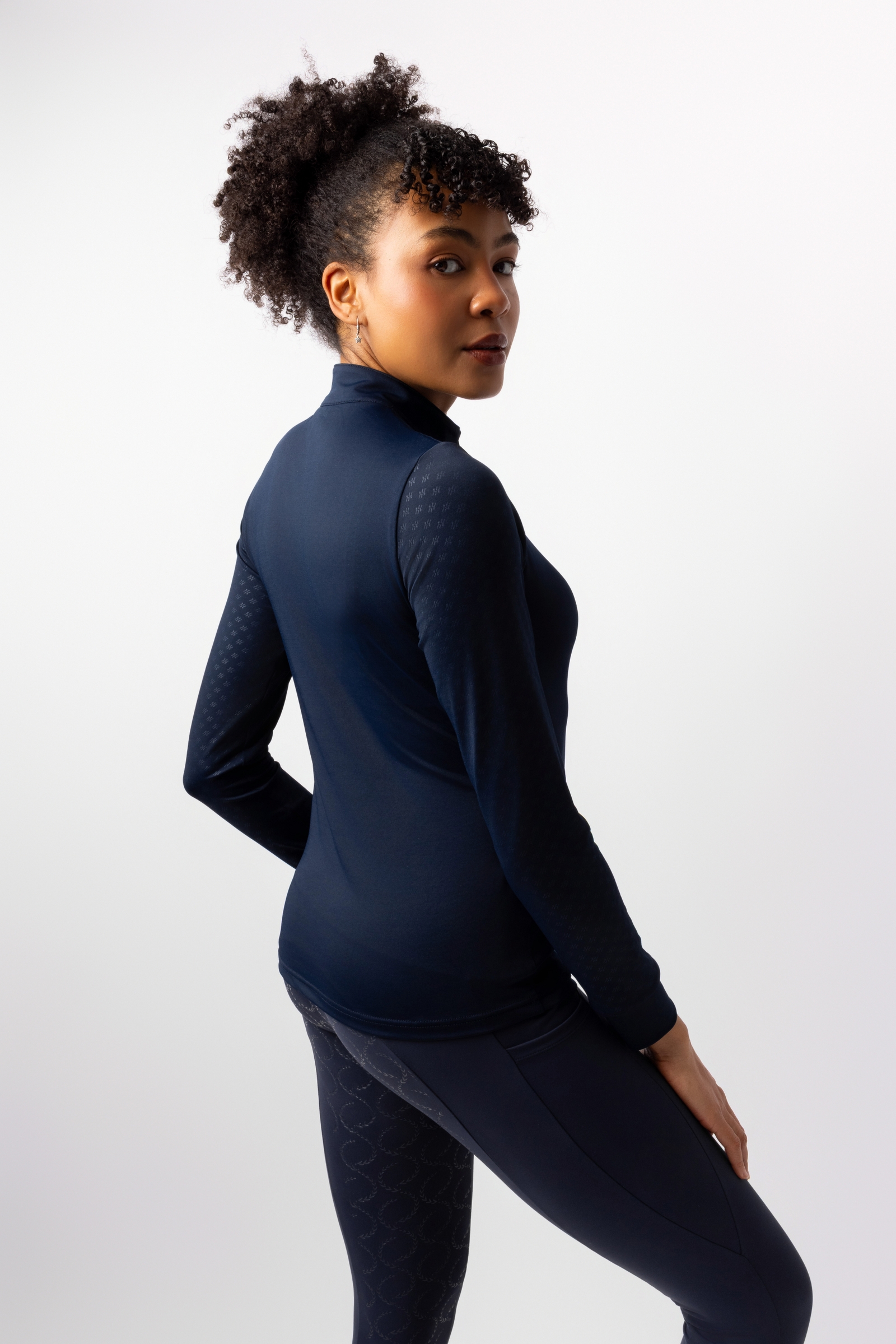 Horze Jocelyn b&oslash;rne tr&aelig;ningsshirt med lange &aelig;rmer  