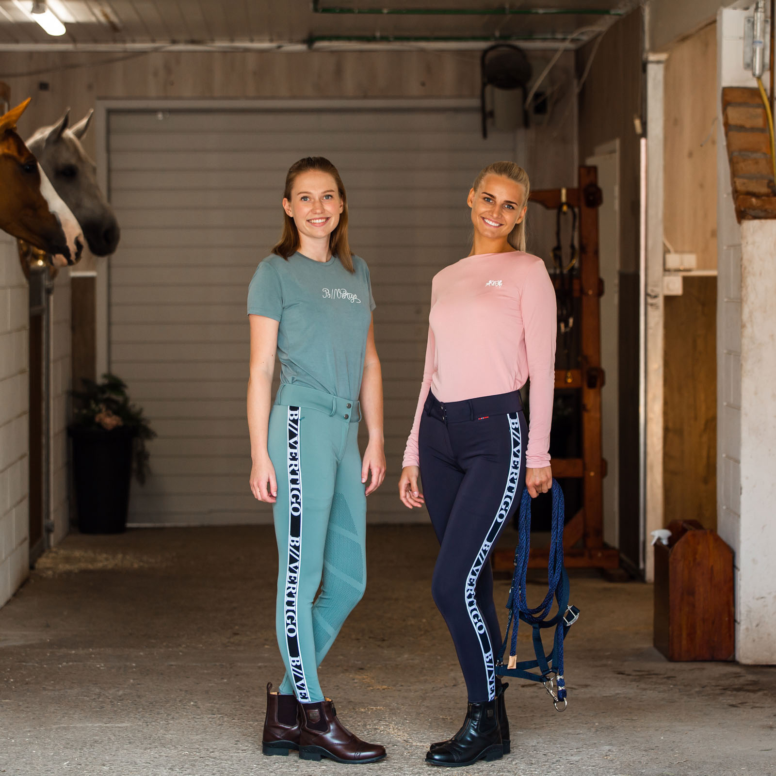 Horze Angelika Functional ridebukser med høj talje og silikonegrip, damemodel