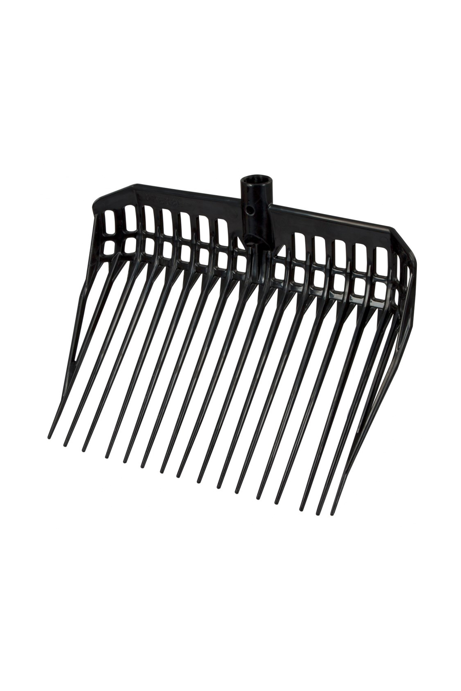 Kerbl littergafler EcoFork med metalh&aring;ndtag og D-greb