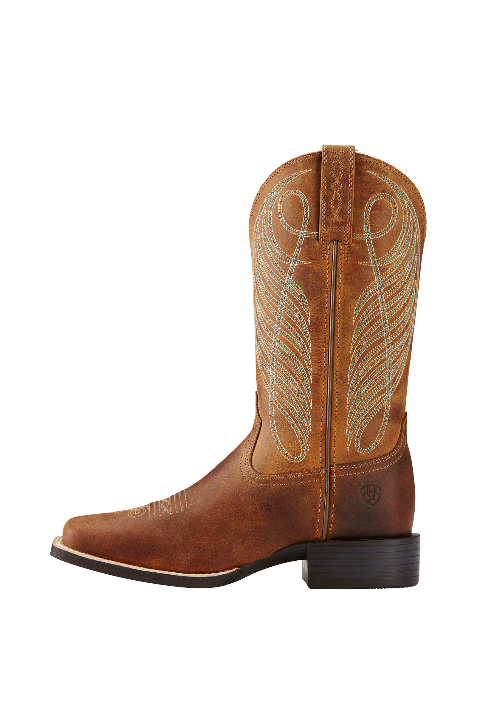 Ariat Round Up Wide Square Toe dames westernstøvler