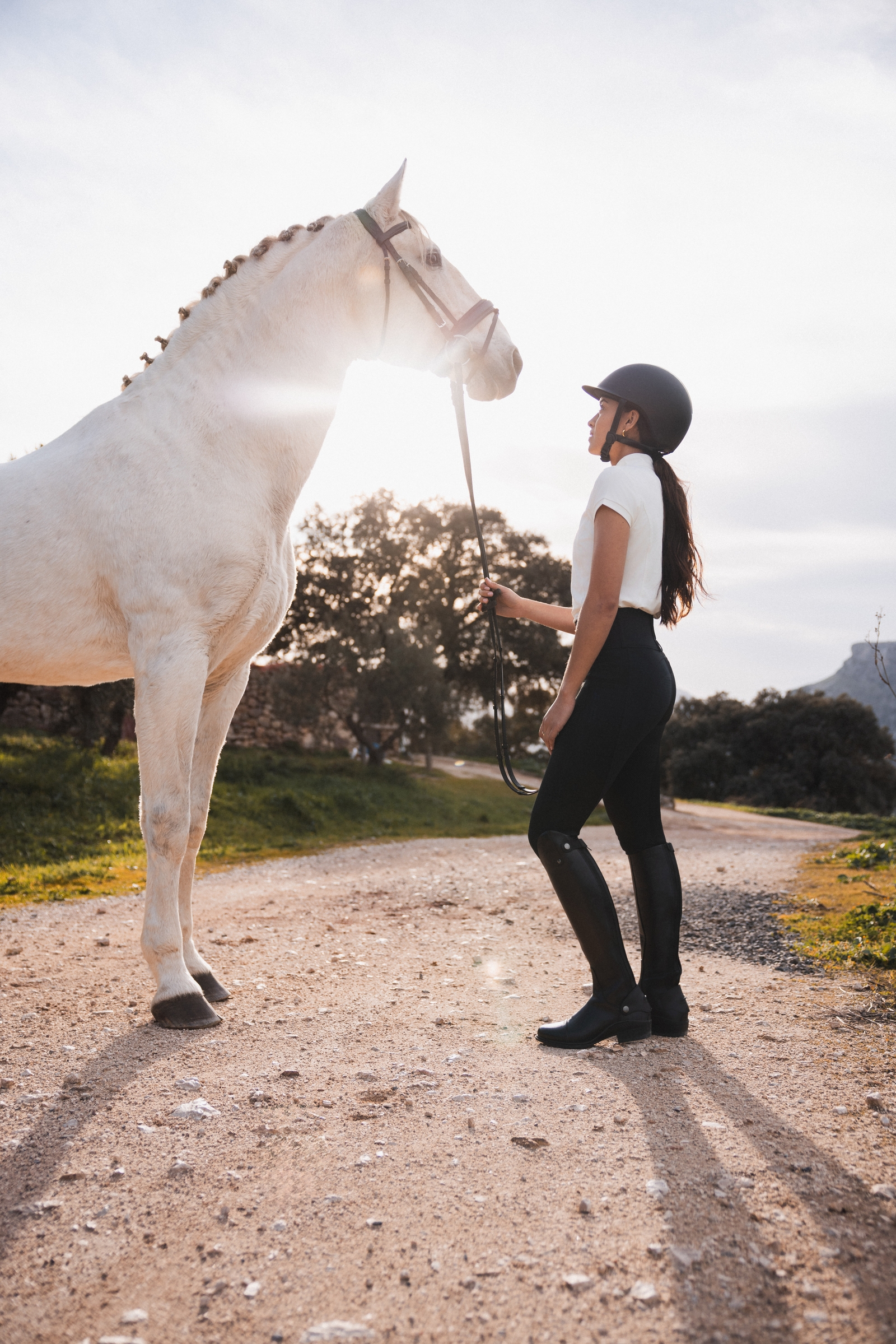 Horze Sophia dame ridetights med fuldt s&aelig;de  