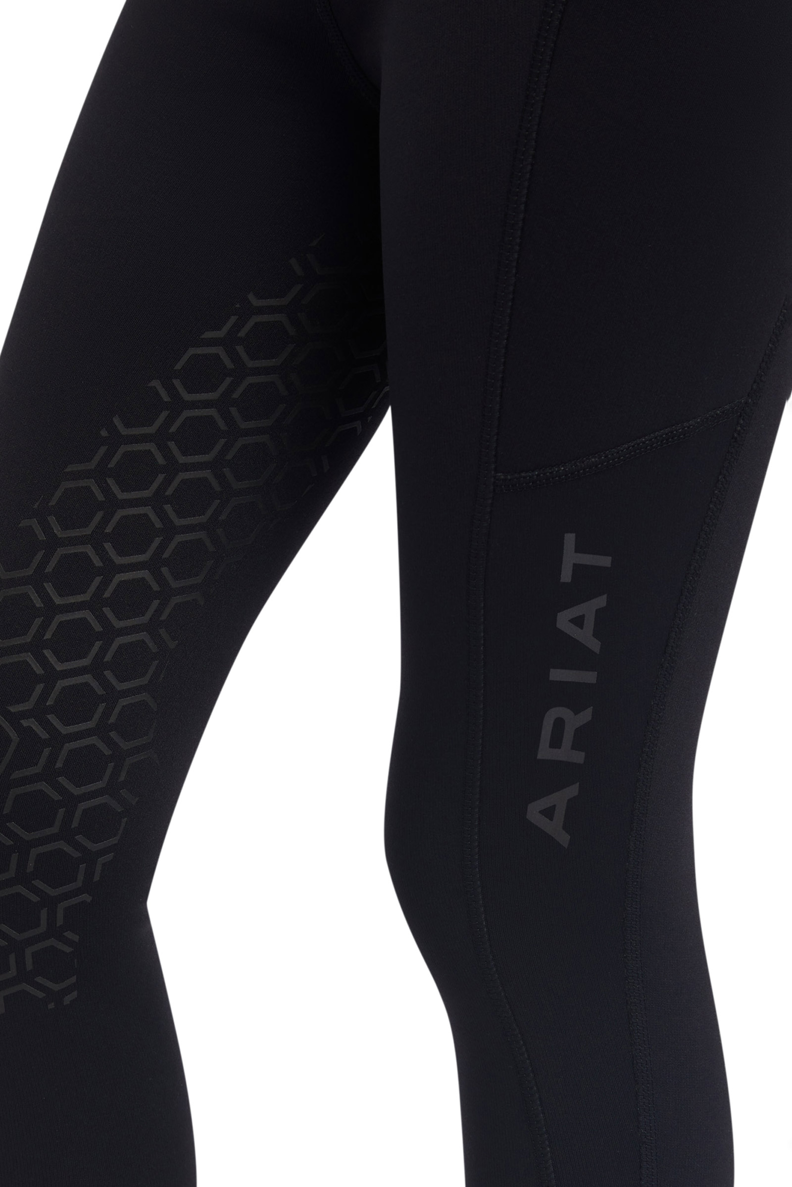 Ariat Venture Thermal B&oslash;rne termiske rideleggings med halv grip