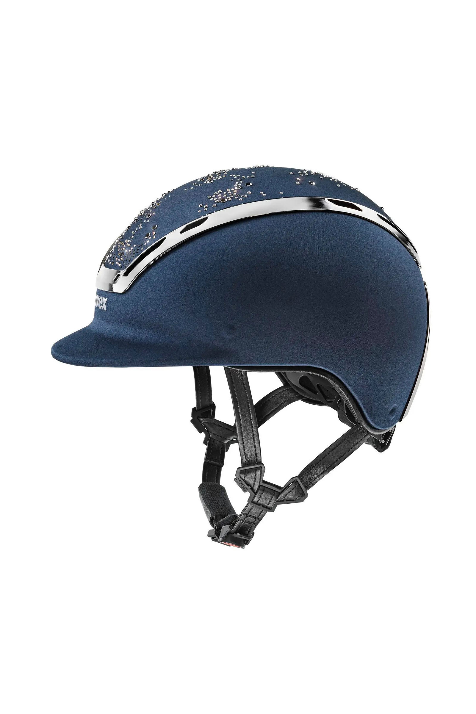navy Uvex Exxeed Diamond Ridehjelm