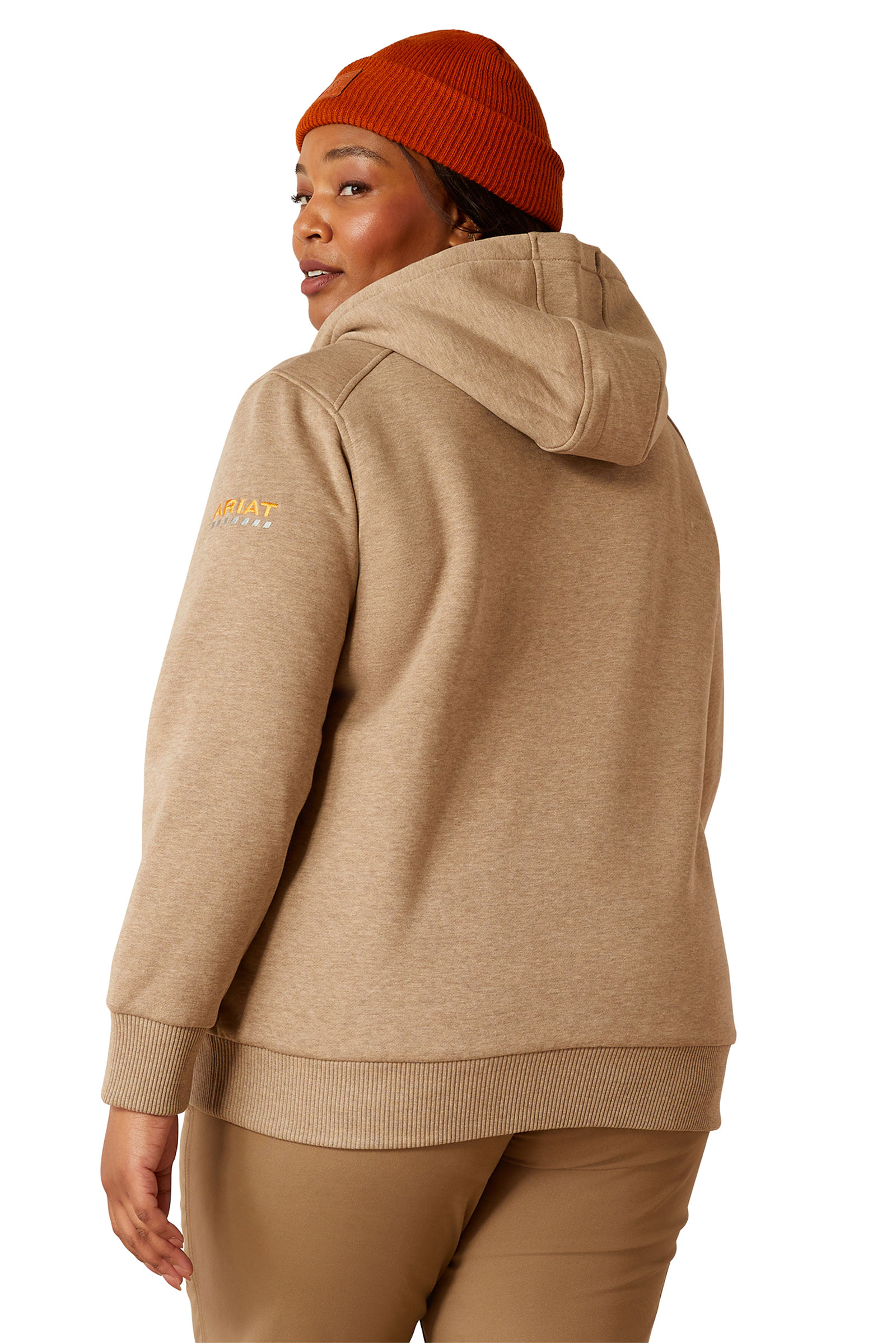 Ariat Rebar All-Weather Sherpa Hoodie med lynl&aring;s