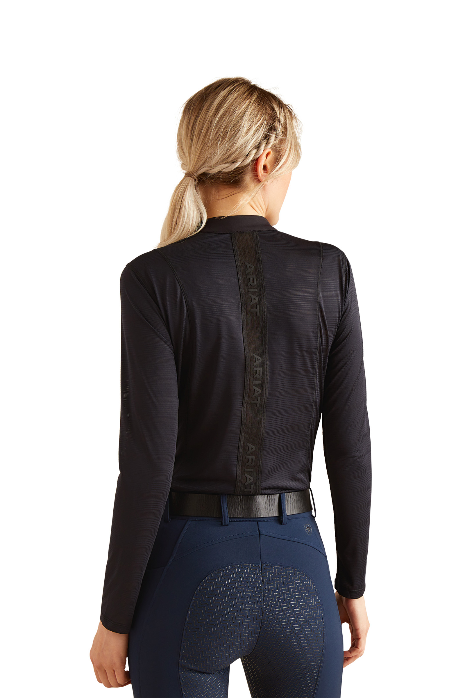 Ariat Breathe langærmet dame-funktionstrøje med 1/4 lynlås