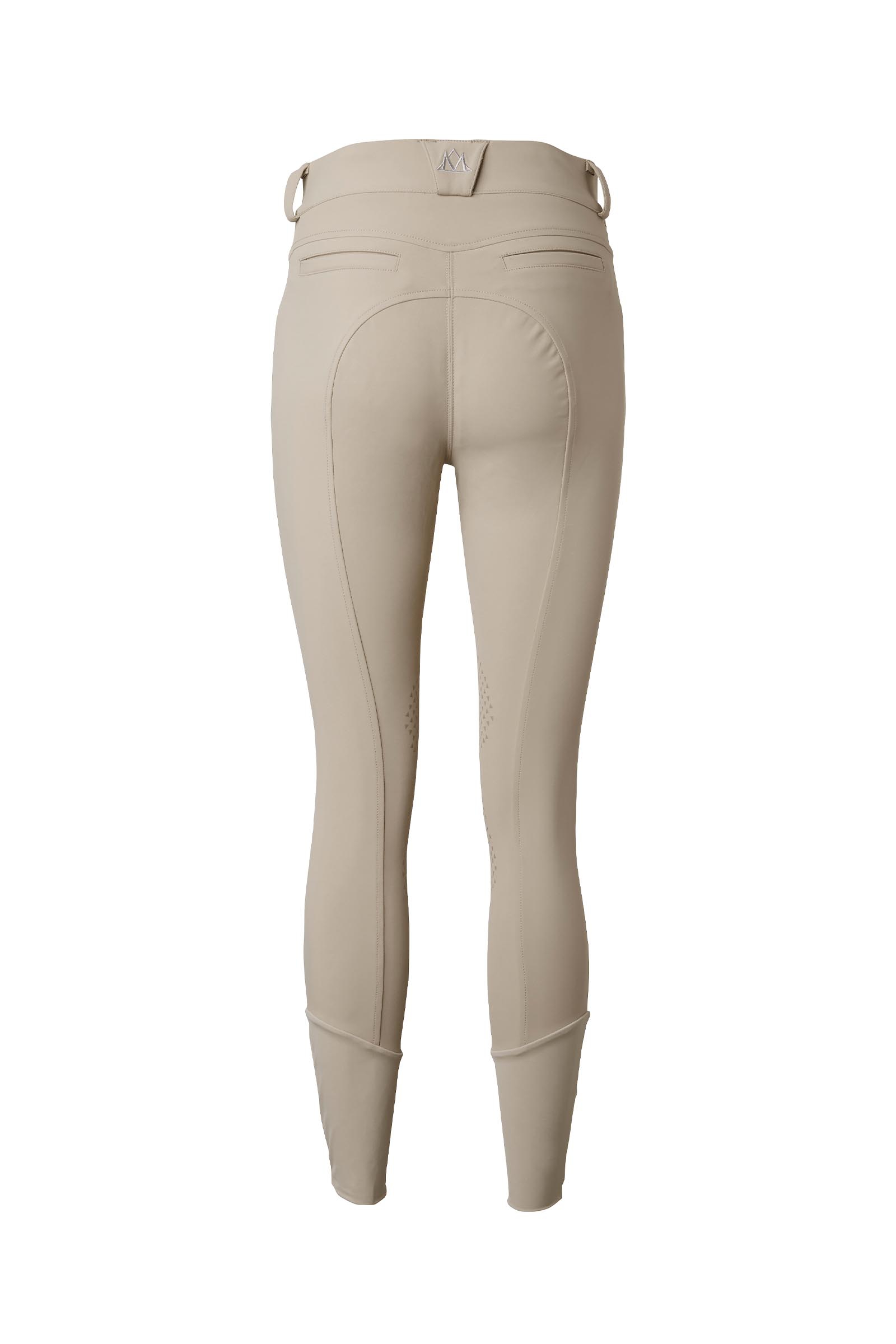 Plaza Taupe light brown Mountain Horse Diana dame ridebukser med fuldt grip