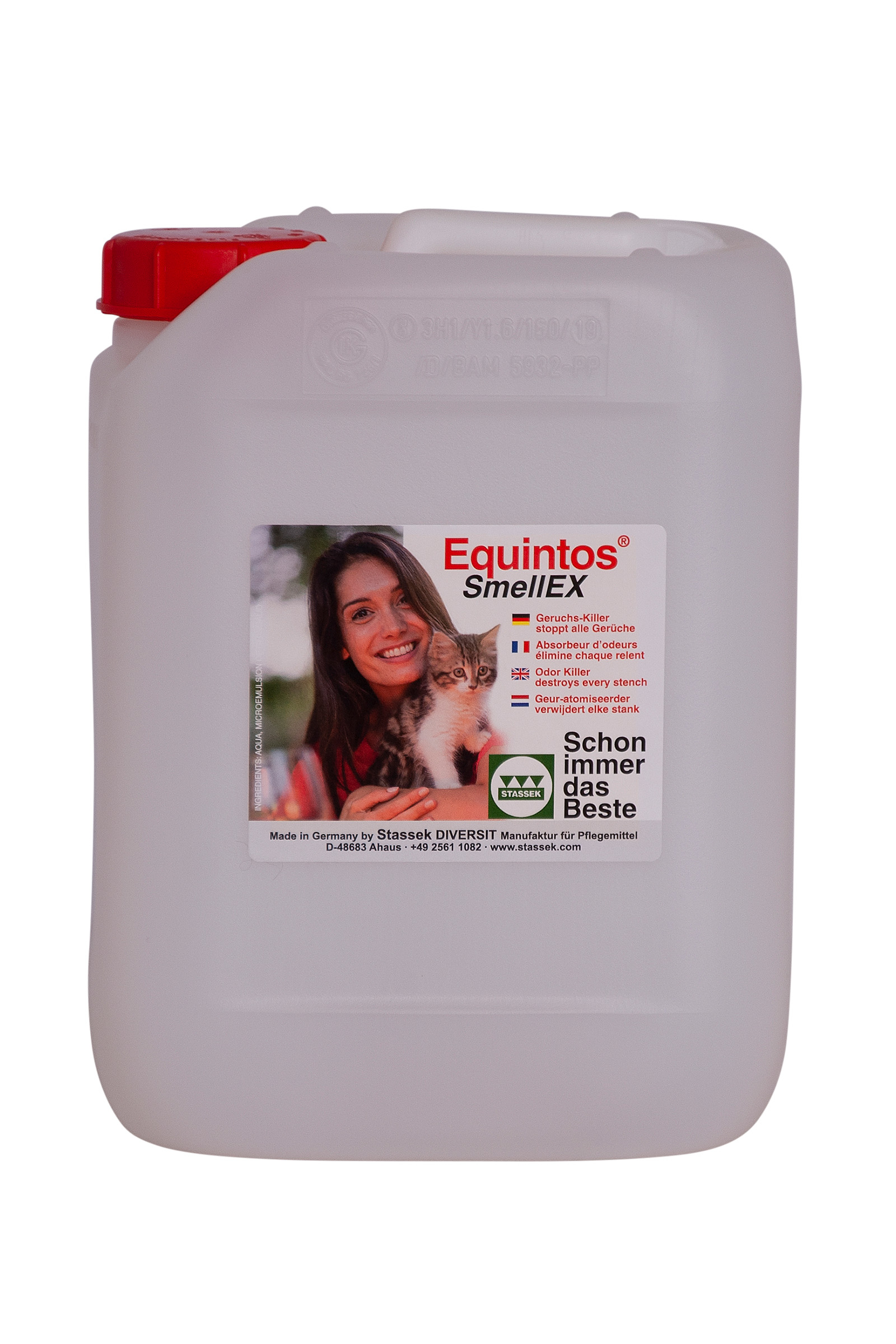 Stassek Equintos Smellex lugtfjerner, 5 liter