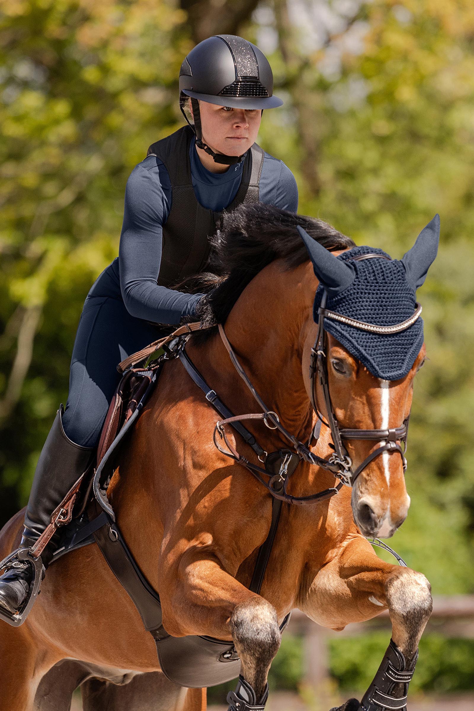 SWING H24 Lady Shine ridning hjelm