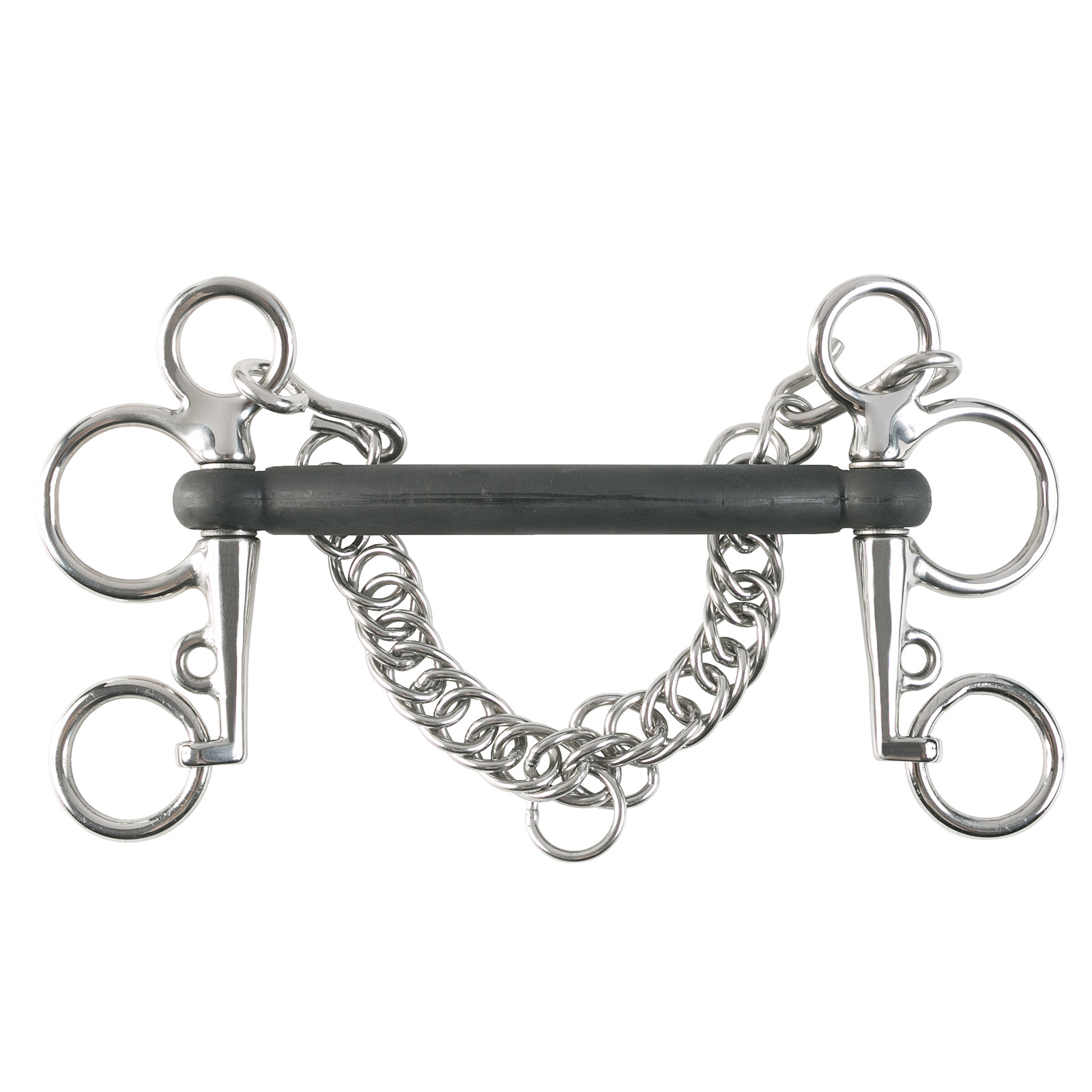 Horze Mullen Mouth Pelham gummibid.