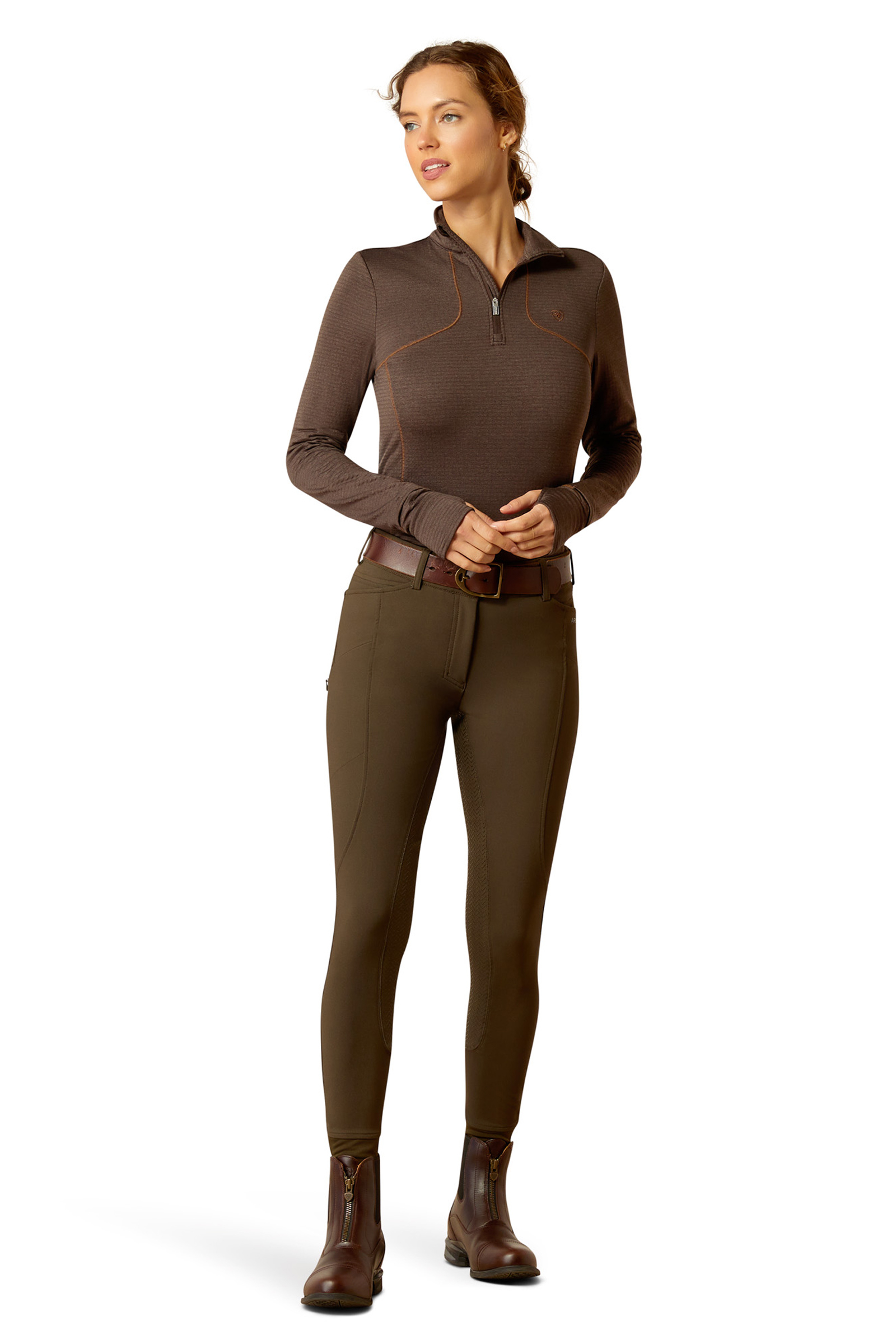 Ariat Gridwork 1/4 Zip basisbluse