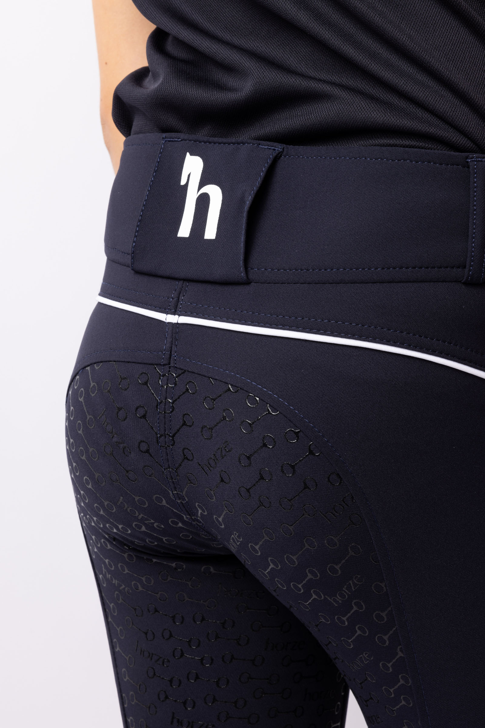 Horze Aubrey ridebukser med h&oslash;j talje og silikonegrip, damemodel