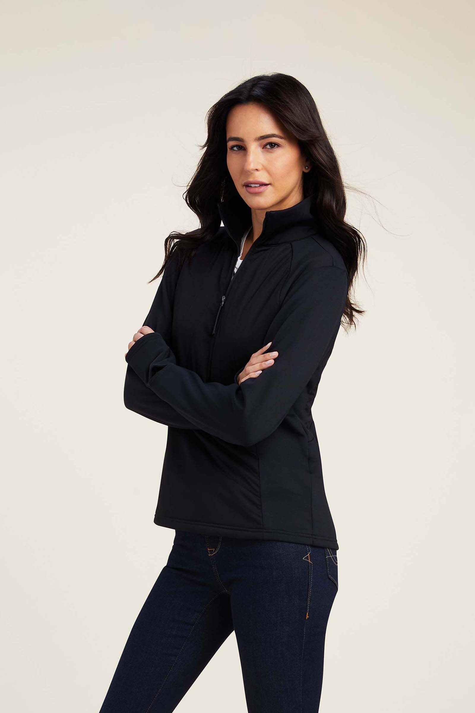 Ariat Venture Sweatshirt med 1/2 lynl&aring;s, damer