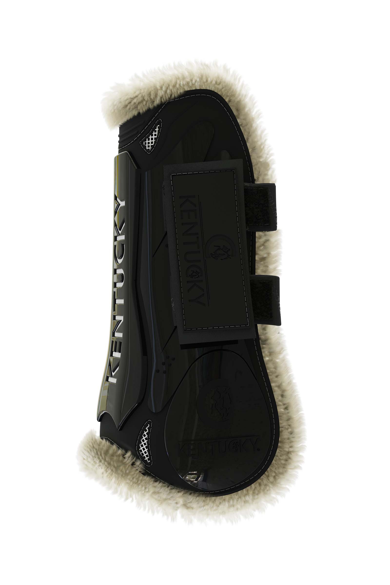 Kentucky Horsewear Vegan Sheepskin Tendon Boots Gamacher med Burrebånd