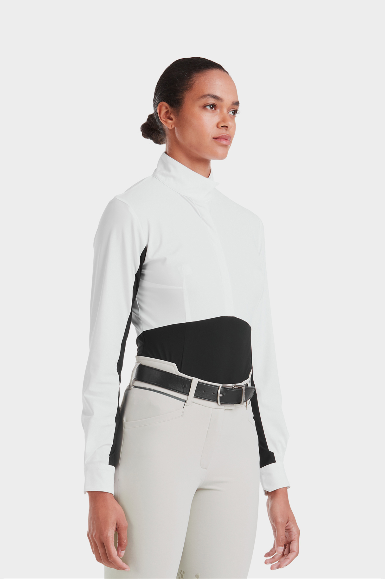 Horse Pilot Monica langærmet stævneskjorte til kvinder