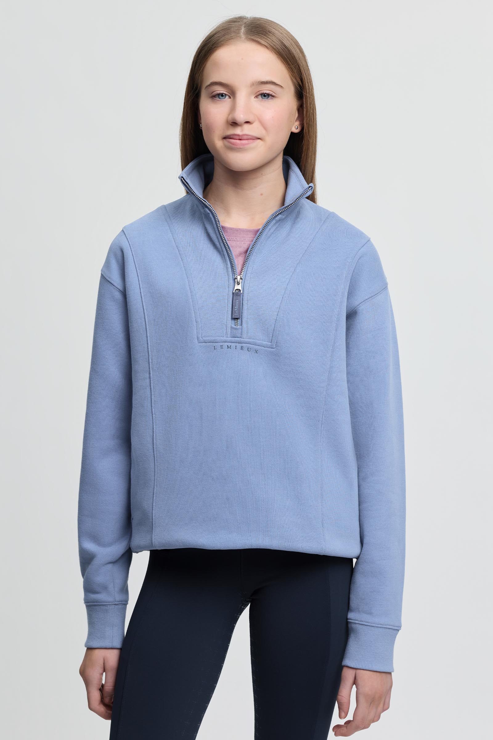 LeMieux Young Rider Vianne b&oslash;rne kvart lynl&aring;s sweatshirt