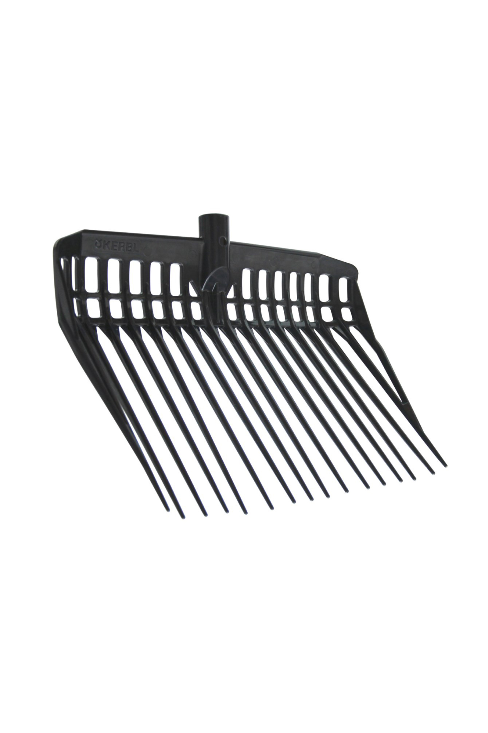 Kerbl littergafler EcoFork med metalh&aring;ndtag og D-greb