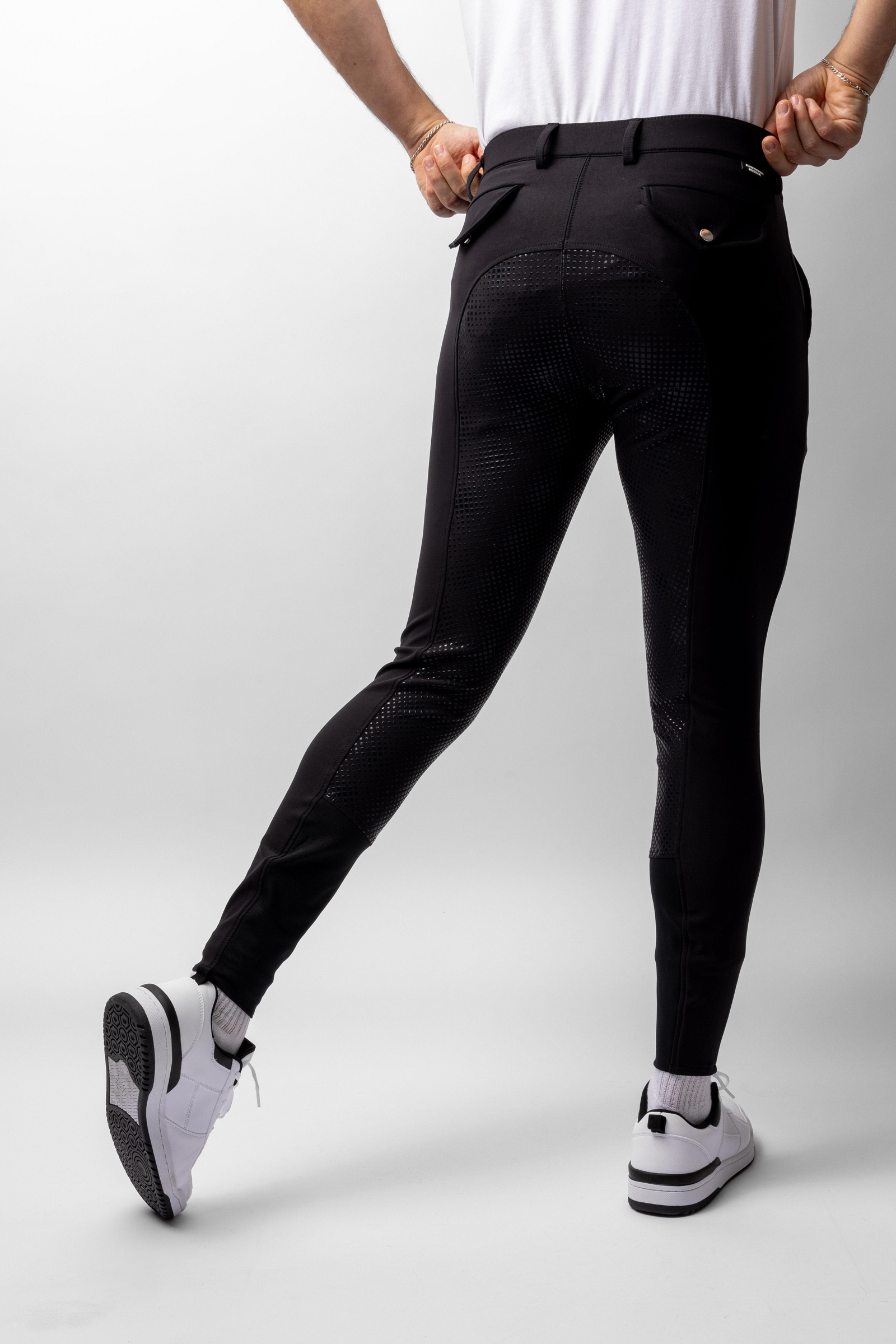 Horze Grand Prix ridebukser til herrer med silikone-fulds&aelig;de