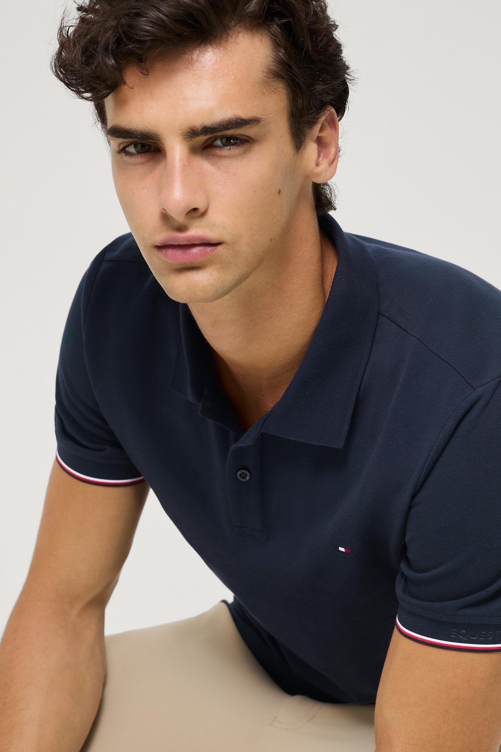 Tommy Hilfiger Equestrian Davis herre piqu&eacute; polo