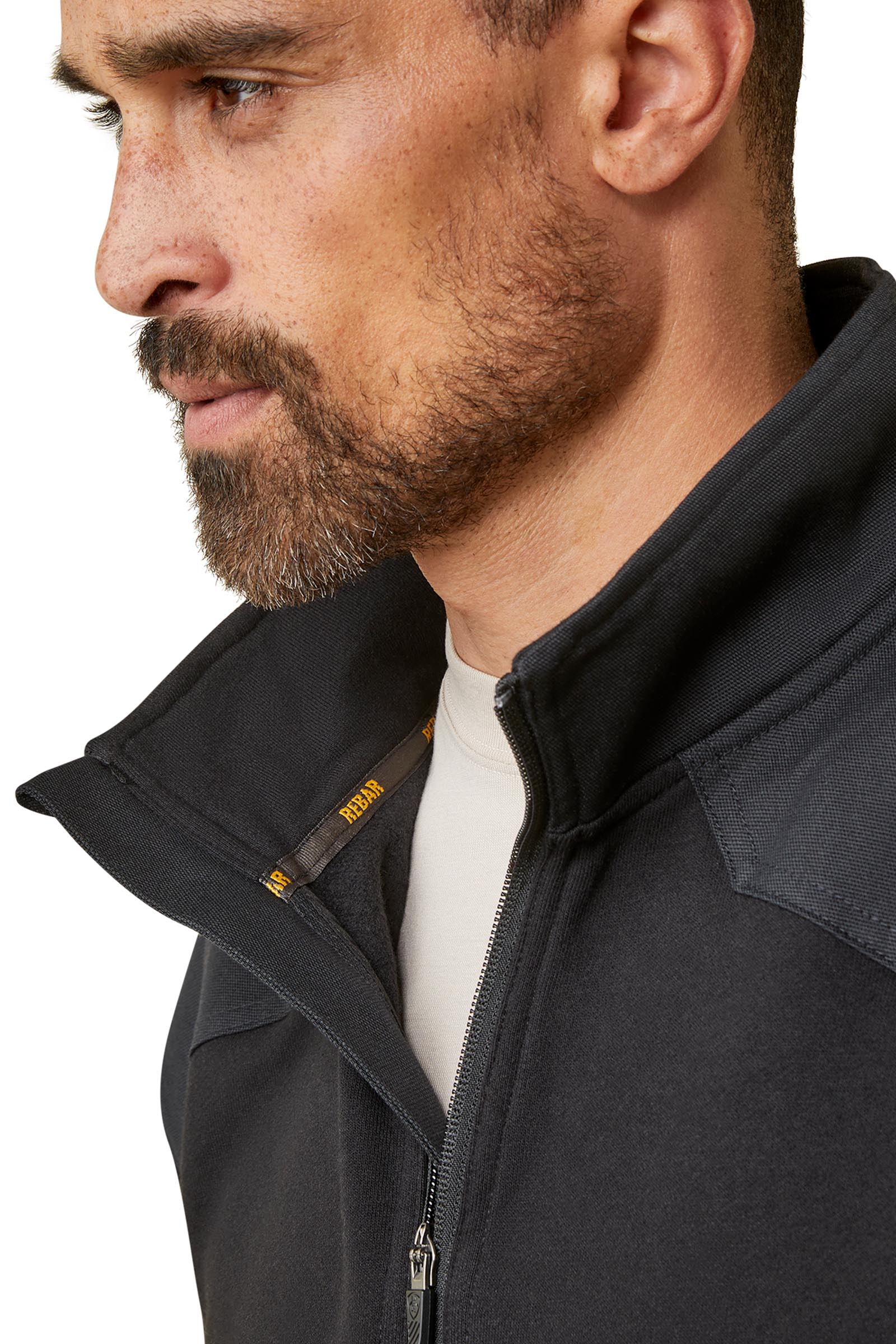 Ariat Rebar Workman Duracanvas Herre sweatshirt med 1/4 lynl&aring;s