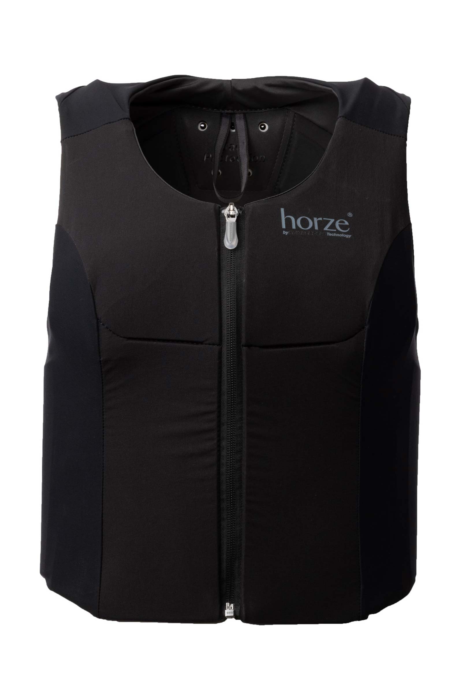 Black/ anthrazit Horze by KOMPERDELL Noreia Junior ballistisk vest med rygbeskytter