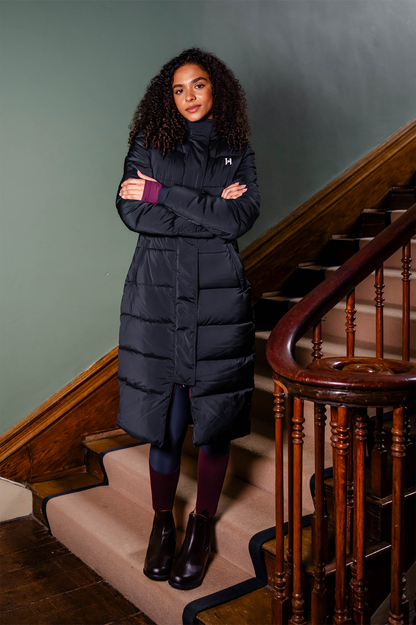 Horseware Verve lang, vatteret ridefrakke til kvinder