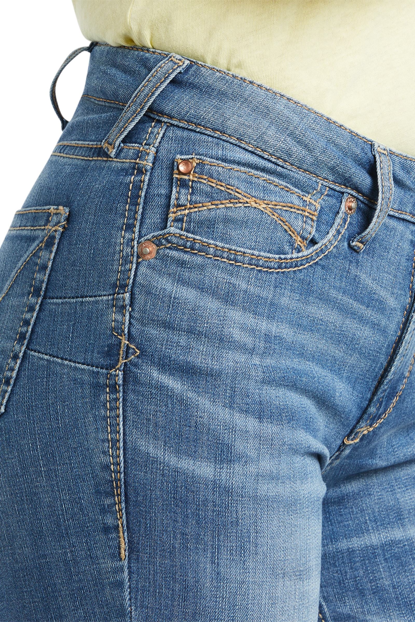 Ariat Women's R.E.A.L High Rise Daniela Boot Cut Jeans