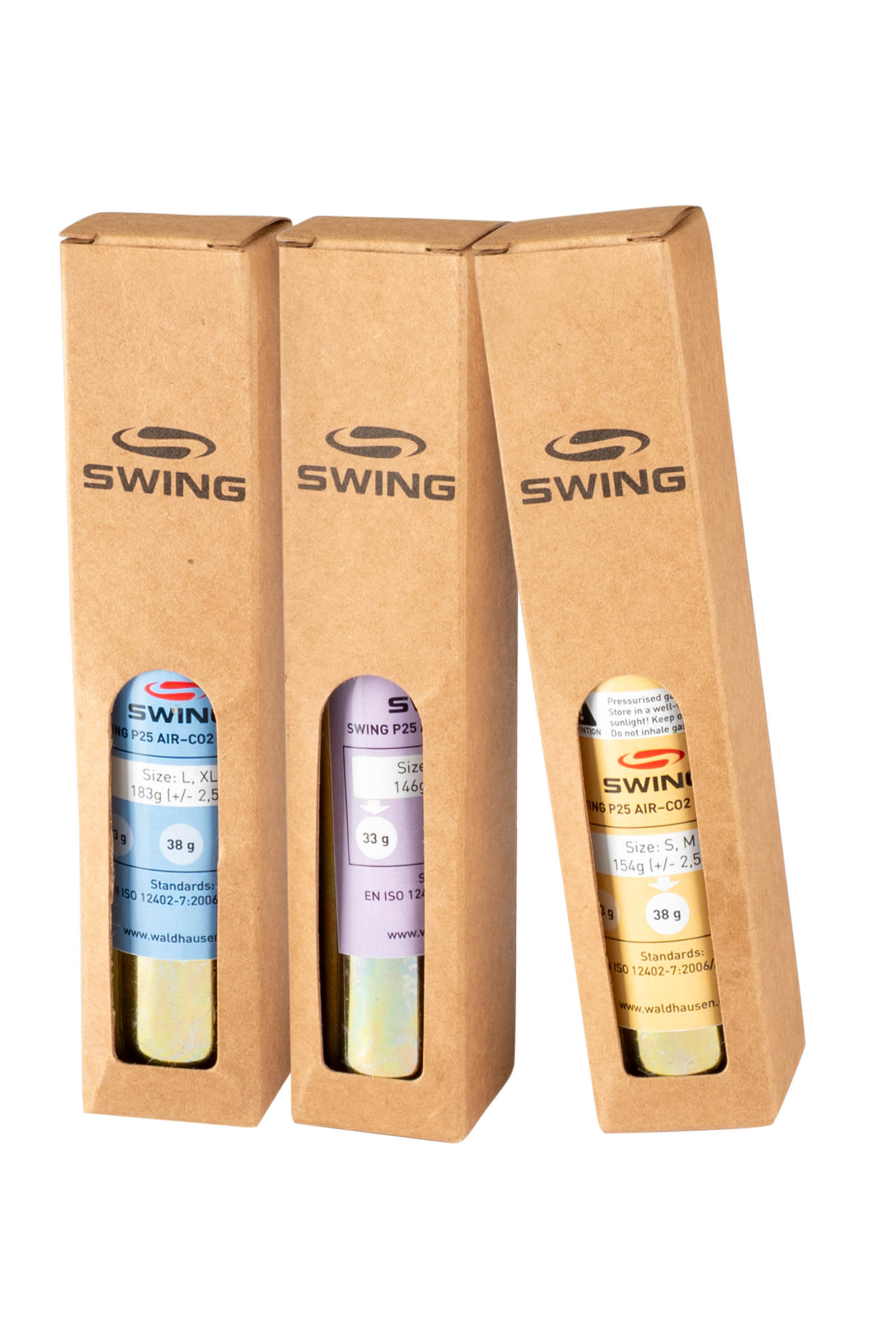 SWING CO2-patron til SWING P25 AIR, XXS, XS, 33g