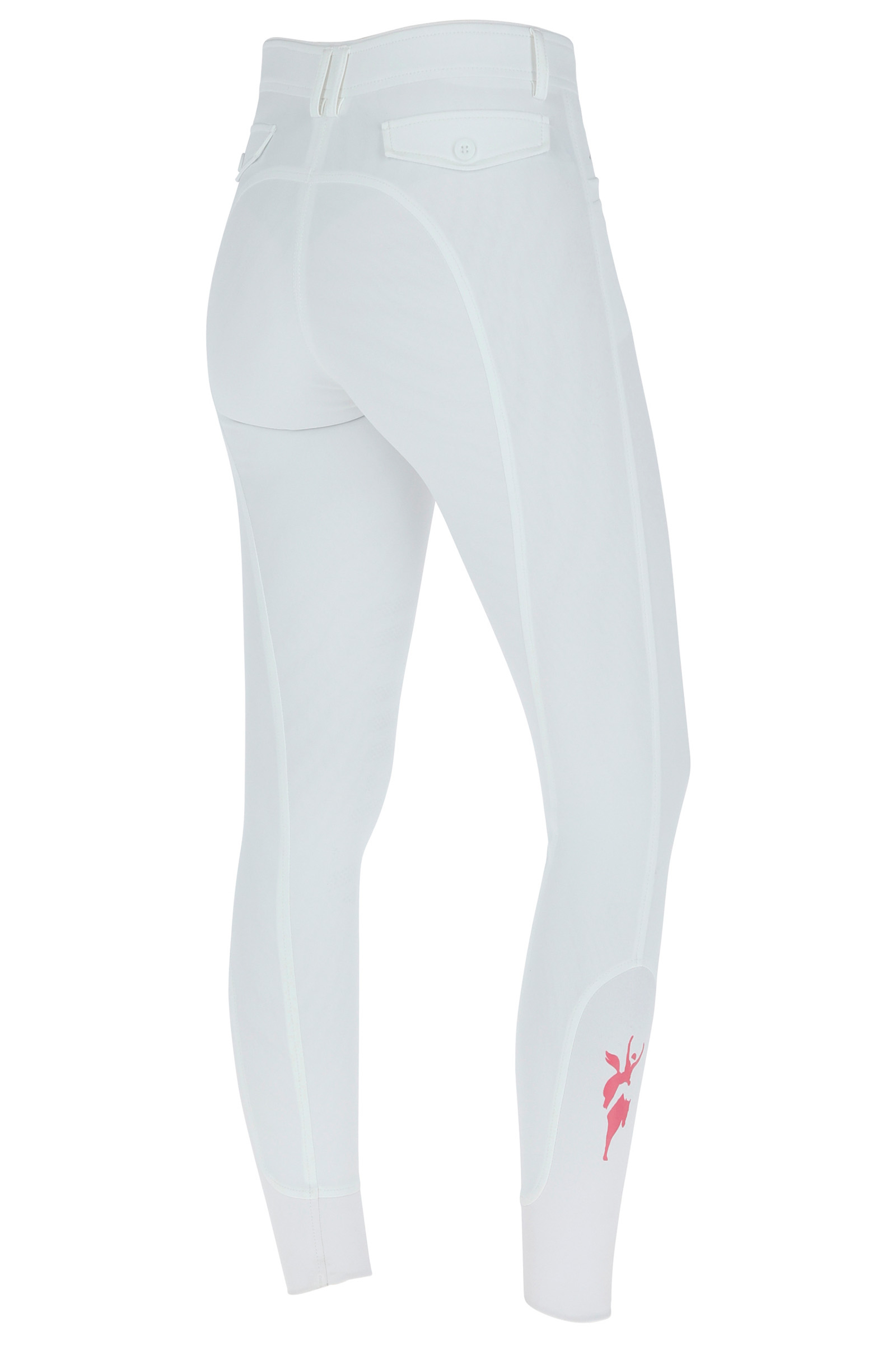 White Pearl Covalliero Janne x PinkRibbon Women's Breeches