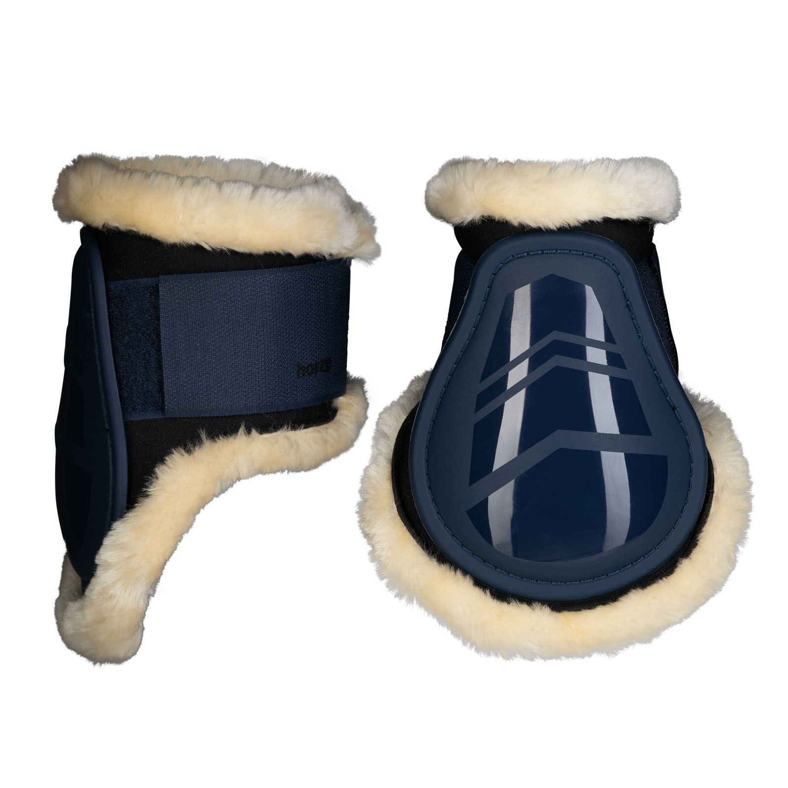 Peacoat Dark Blue Horze Windsor kodegamacher med faux fur