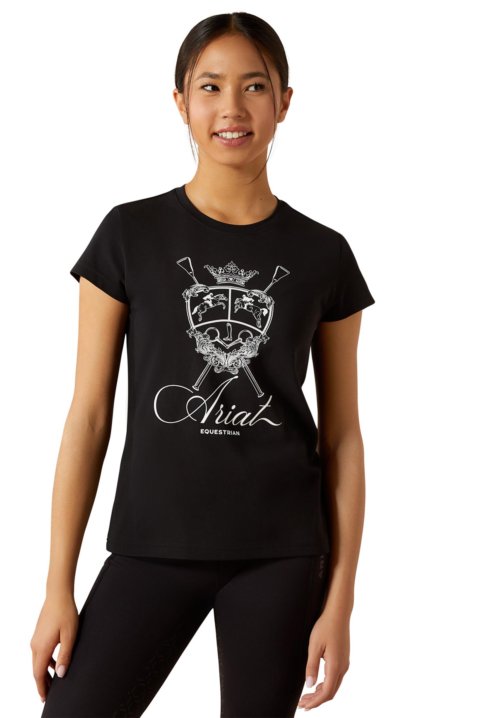 Ariat Ritzy Logo kortærmet børneskjorte