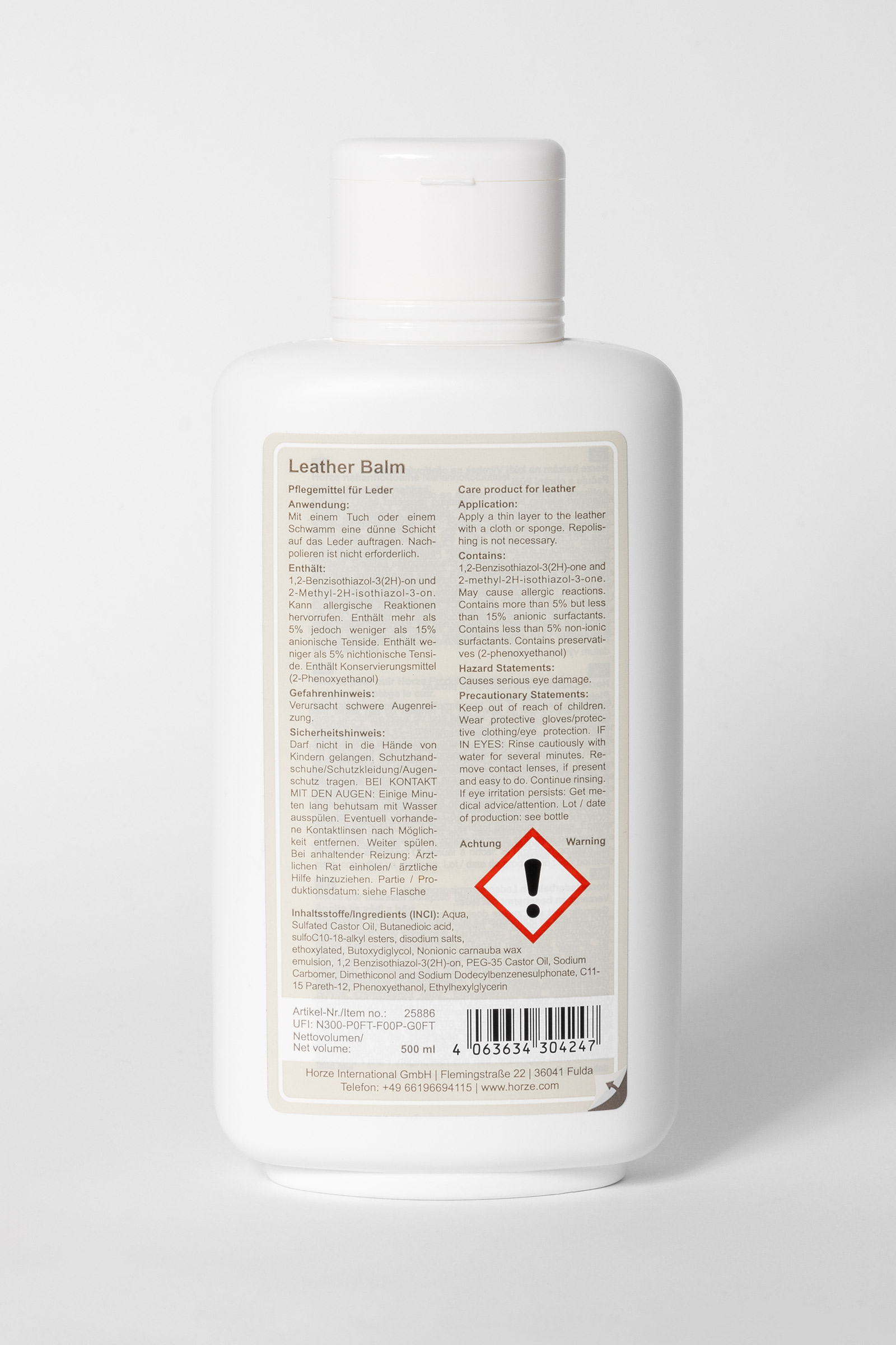 Horze Leather Balm, 500 ml