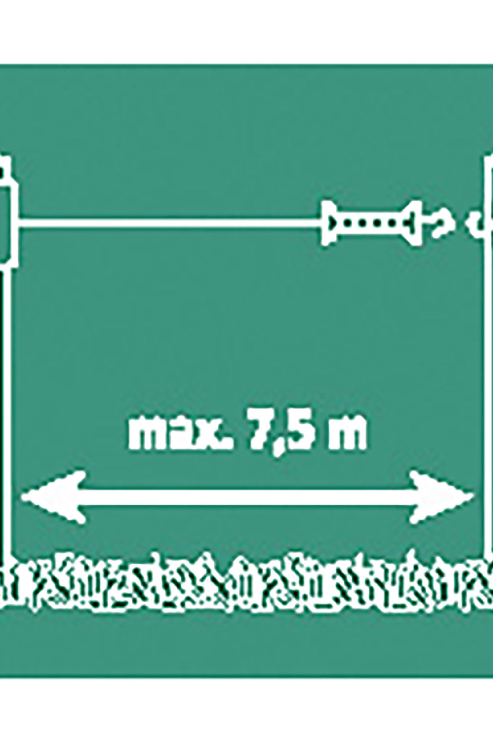 Farm Patrol Flexigate - portsystem med b&aring;nd, maks. 7,5 m