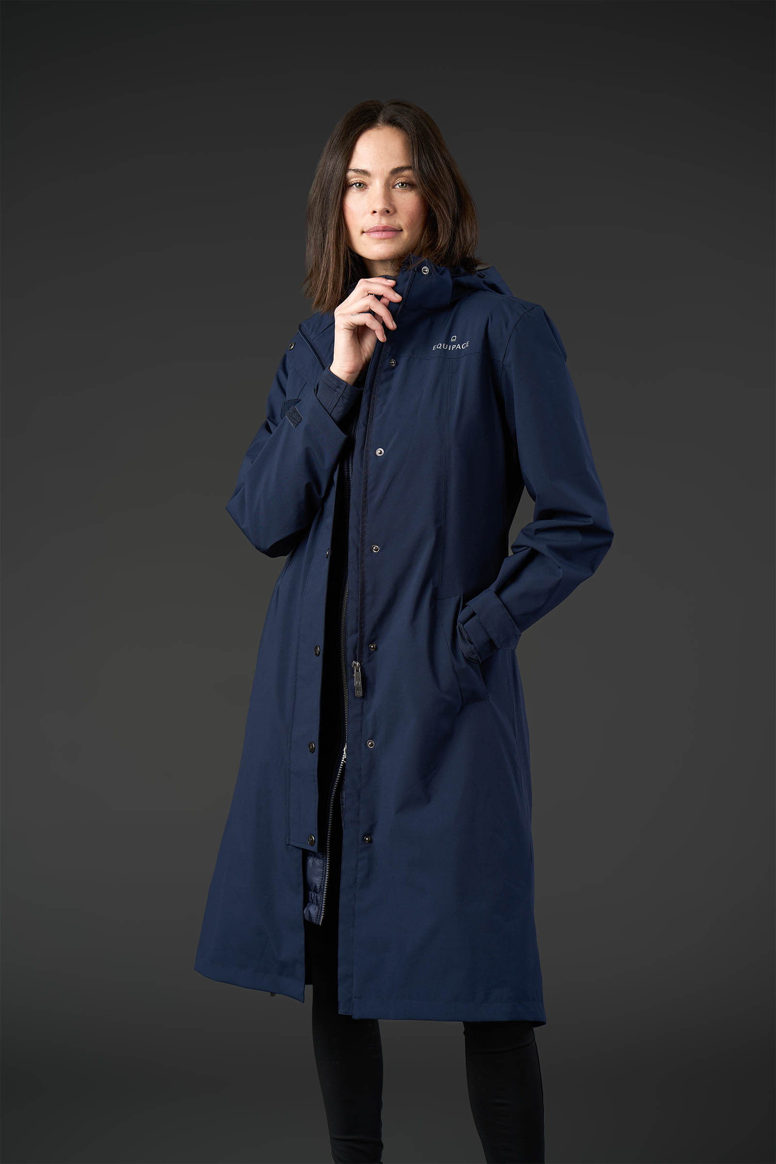 Equipage Heaven Padded Long Rain Coat