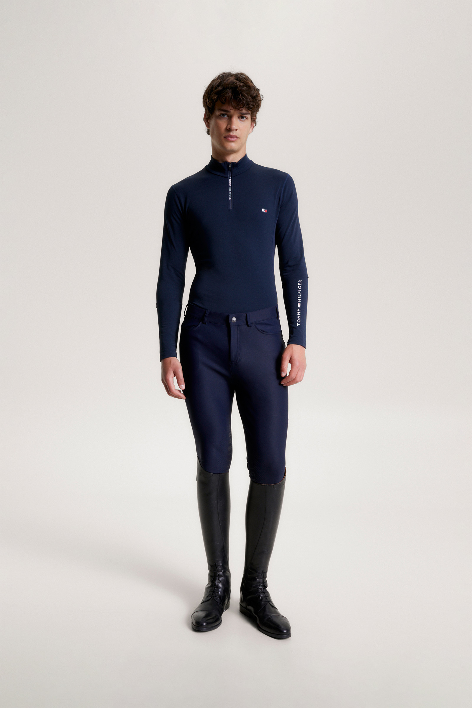 Tommy Hilfiger Equestrian 1/4 zip herre termoskjorte