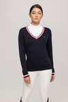 Tommy Hilfiger Equestrian Indiana dame V-hals sweater