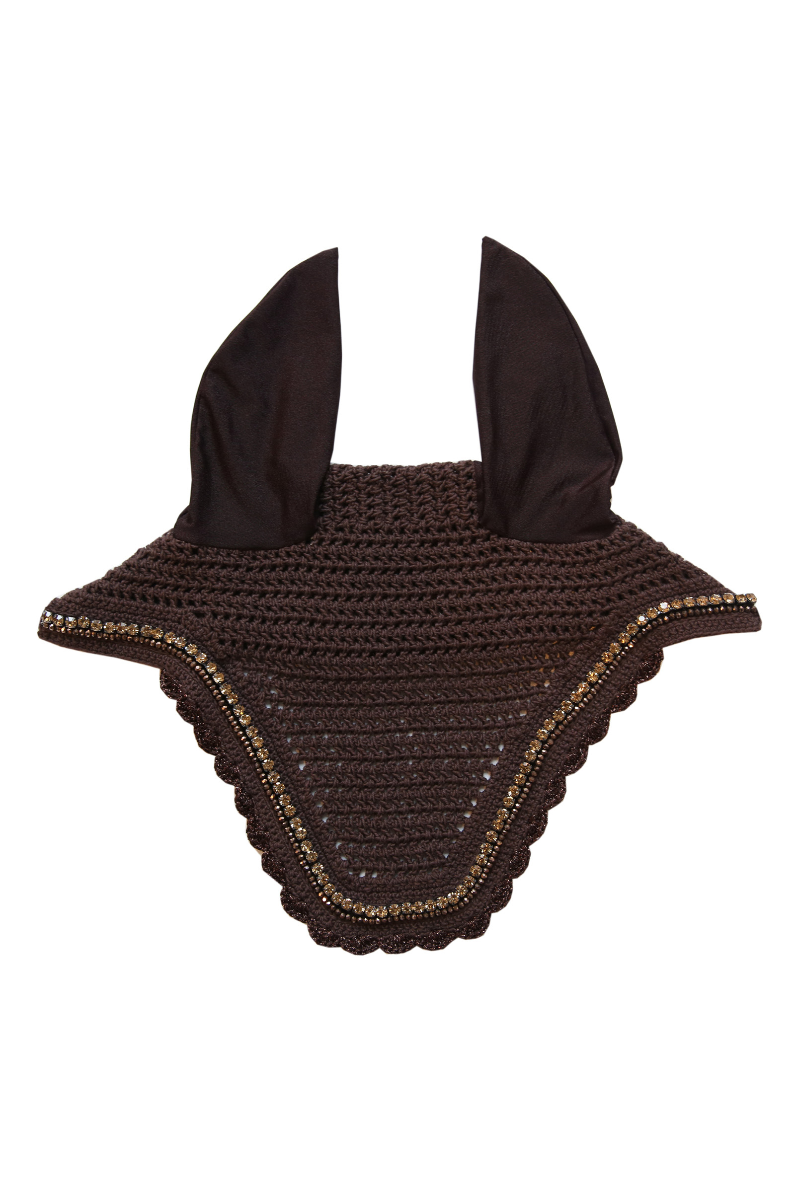 Brown Kentucky Horsewear Wellington hut, sten og perler.