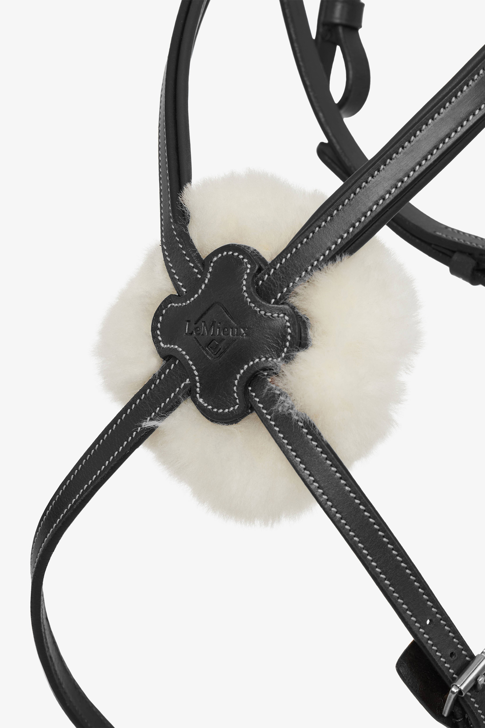 LeMieux Arika Grackle-trense med mexicansk n&aelig;seb&aring;nd